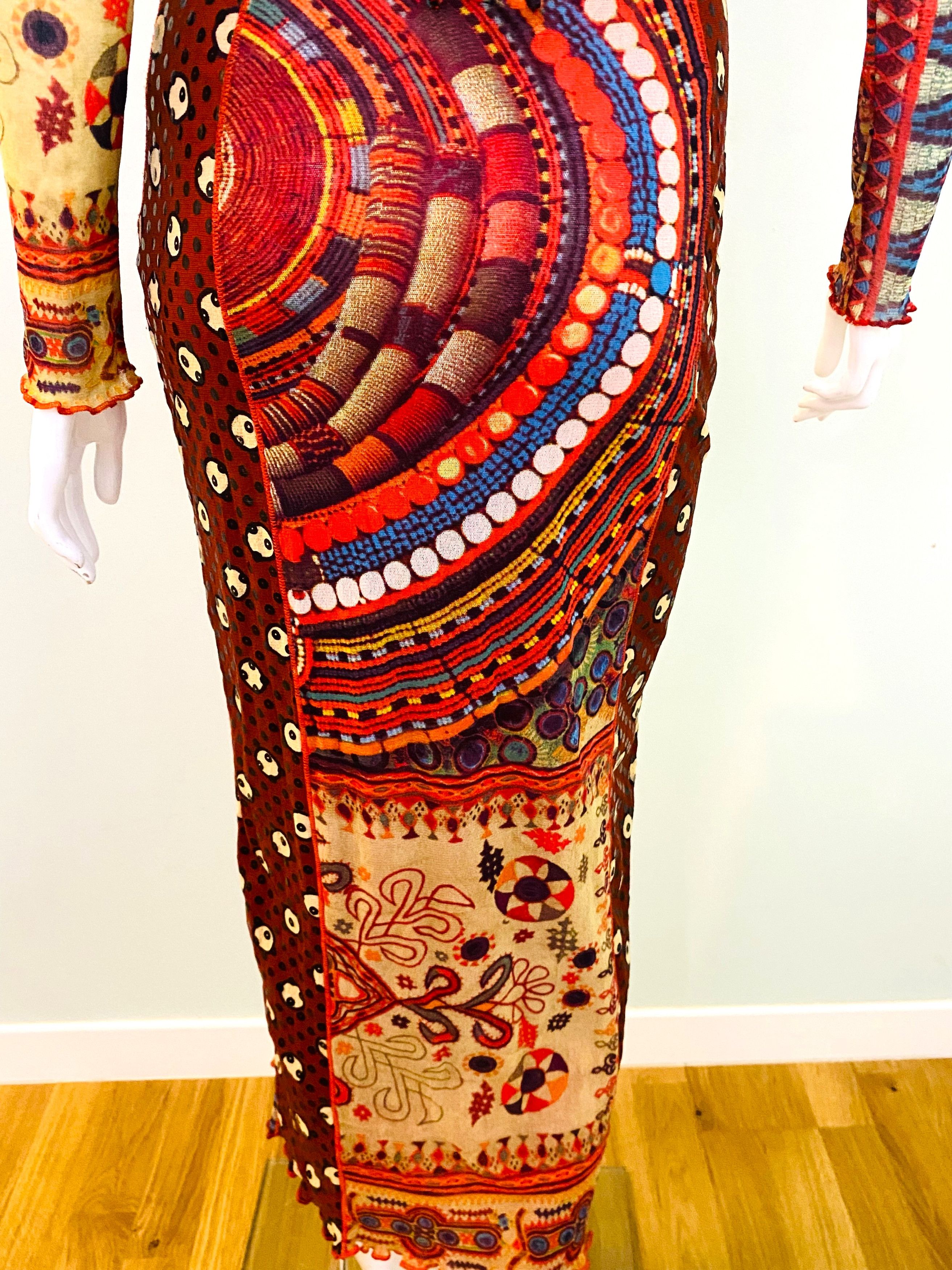 Jean Paul Gaultier Jean Paul Gaultier Backless FW 1995 Mesh Medium Maxi Dress Size M / US 6-8 / IT 42-44 - 9 Thumbnail