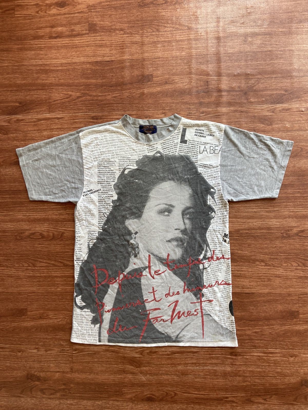 Vintage Vintage French Girl Potrait All Over Print Size US L / EU 52-54 / 3 - 2 Thumbnail