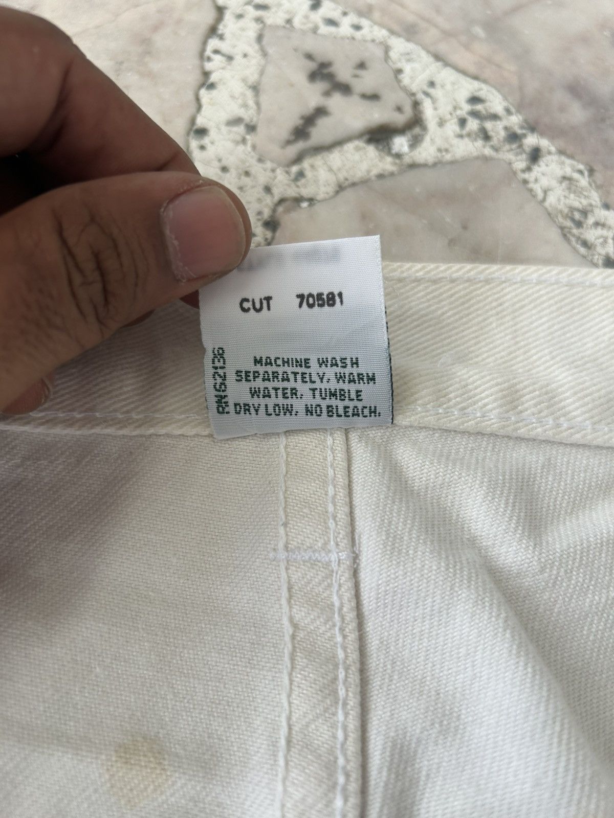 Guess Guess USA Denim White Vintage Size US 37 - 12 Thumbnail