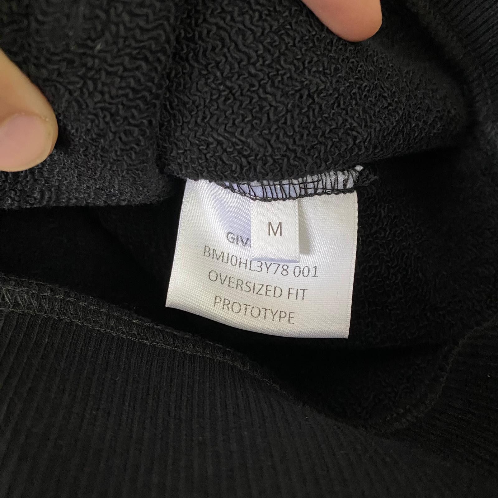 Givenchy 1 of 1 Black Leather Front Panel Oversized Hoodie Size US M / EU 48-50 / 2 - 4 Thumbnail