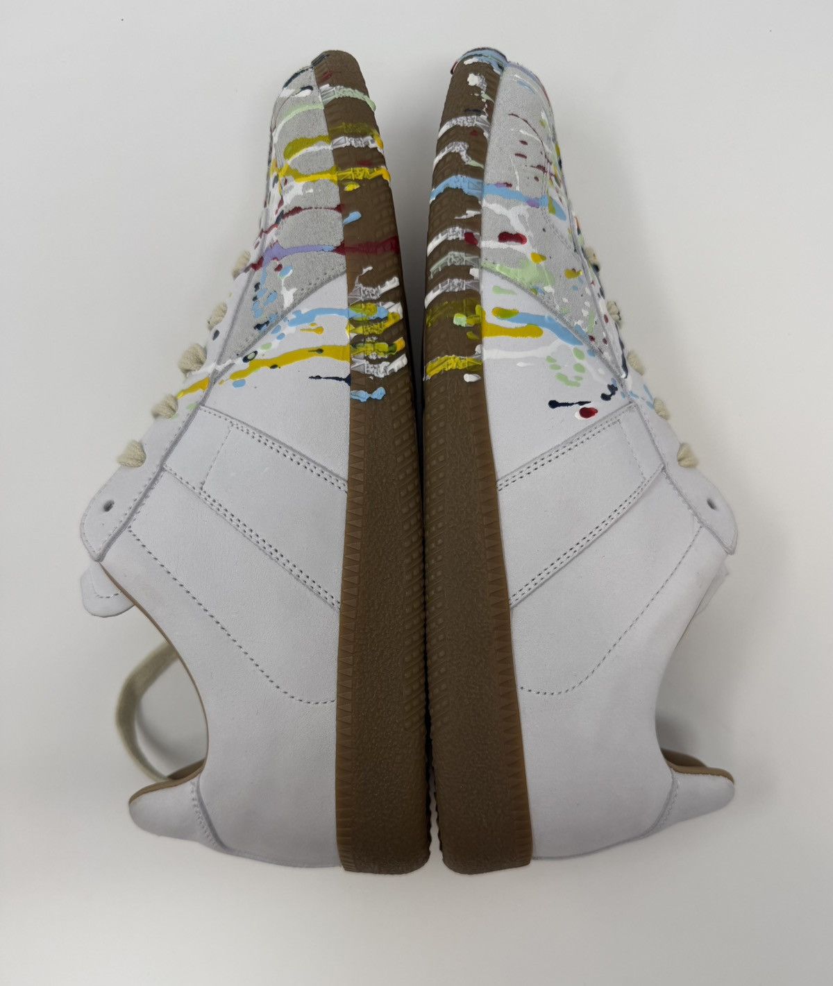 Maison Margiela Maison Margiela Paint Splatter Replica GAT White Size US 7 / EU 40 - 3 Thumbnail