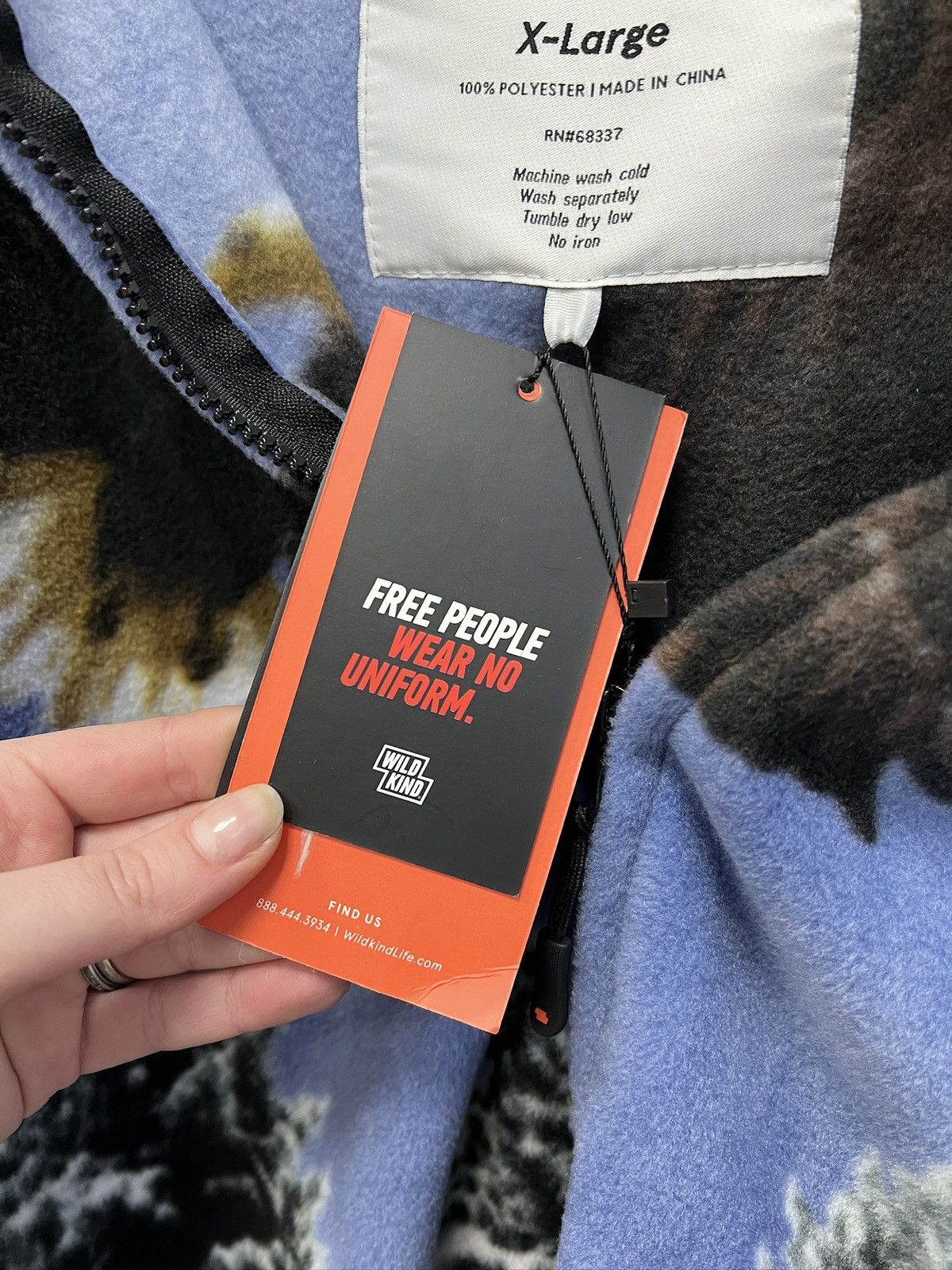 Other Lacoste style eagle fleece jacket overprint retro style y2k Size US XL / EU 56 / 4 - 12 Thumbnail