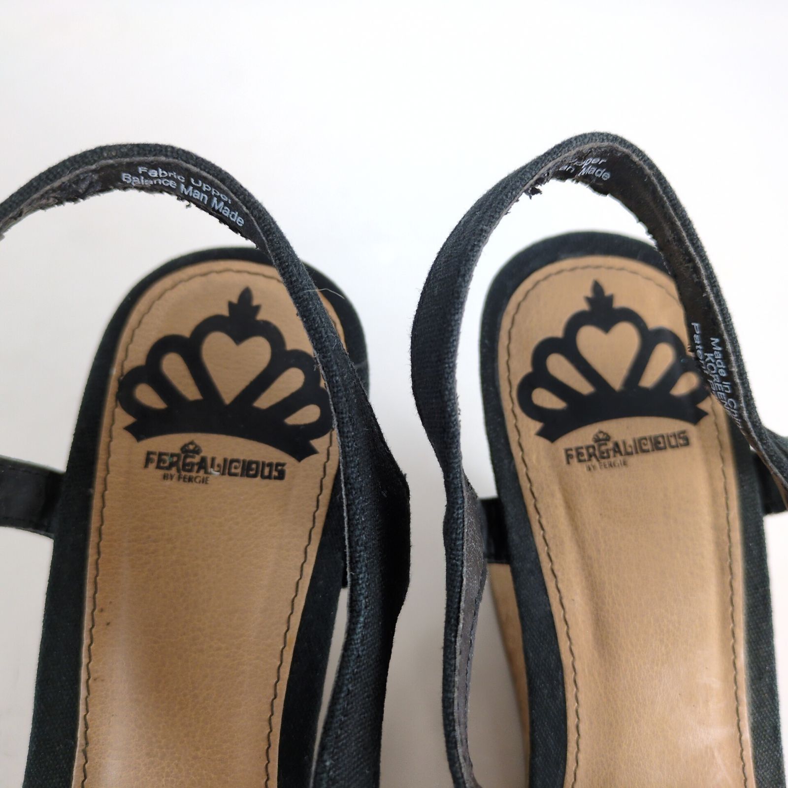 Other Fergalicious By Fergie Crochet Cork Wedge 4" Heel Women's 8 Size US 8 / IT 38 - 8 Thumbnail