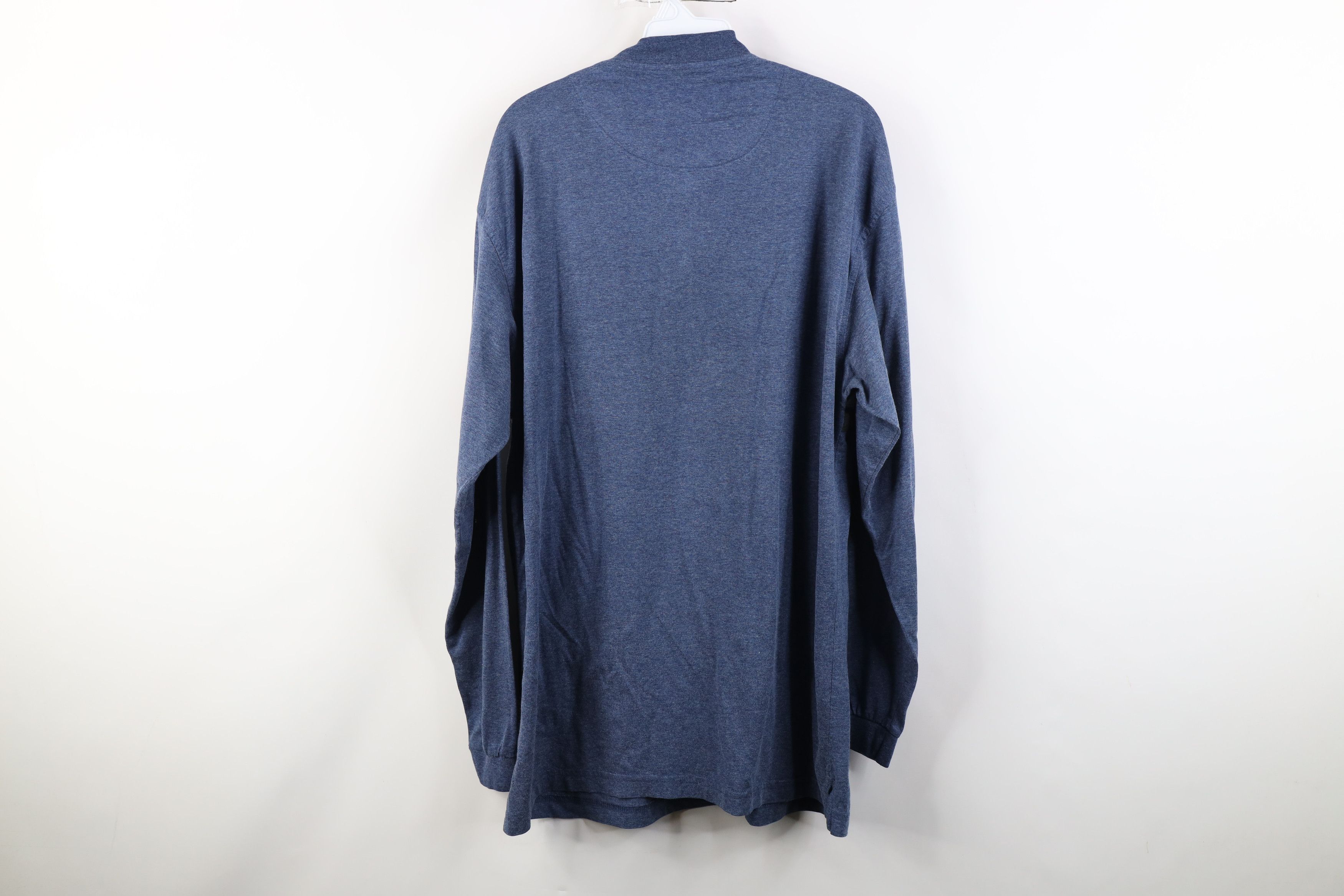 Vintage Vintage 90s Streetwear Block Long Sleeve Henley T-Shirt Size US L / EU 52-54 / 3 - 12 Thumbnail