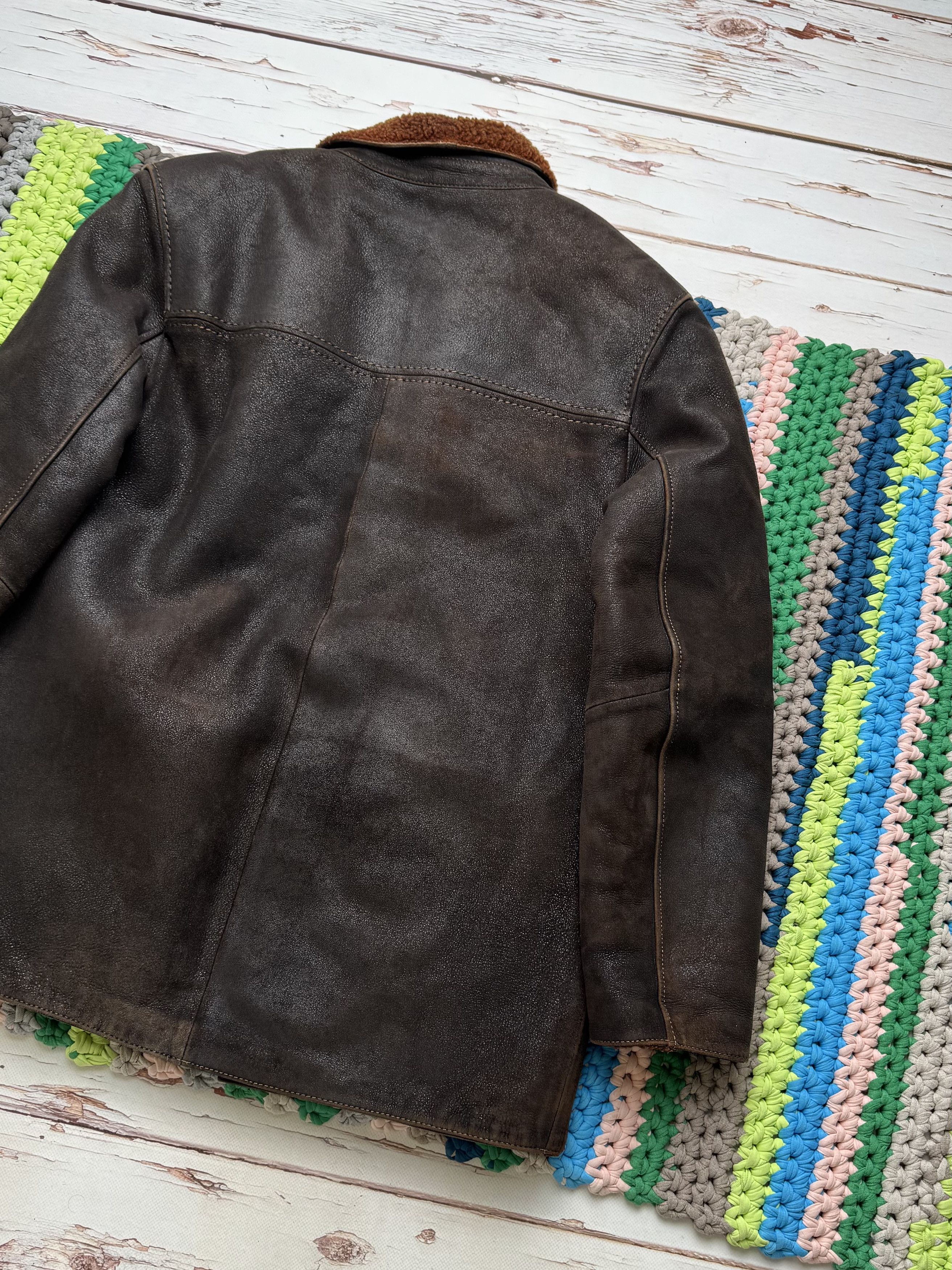 Japanese Brand Vintage Real Sheepskin Coat (ET1)(D15) Size US S / EU 44-46 / 1 - 10 Thumbnail
