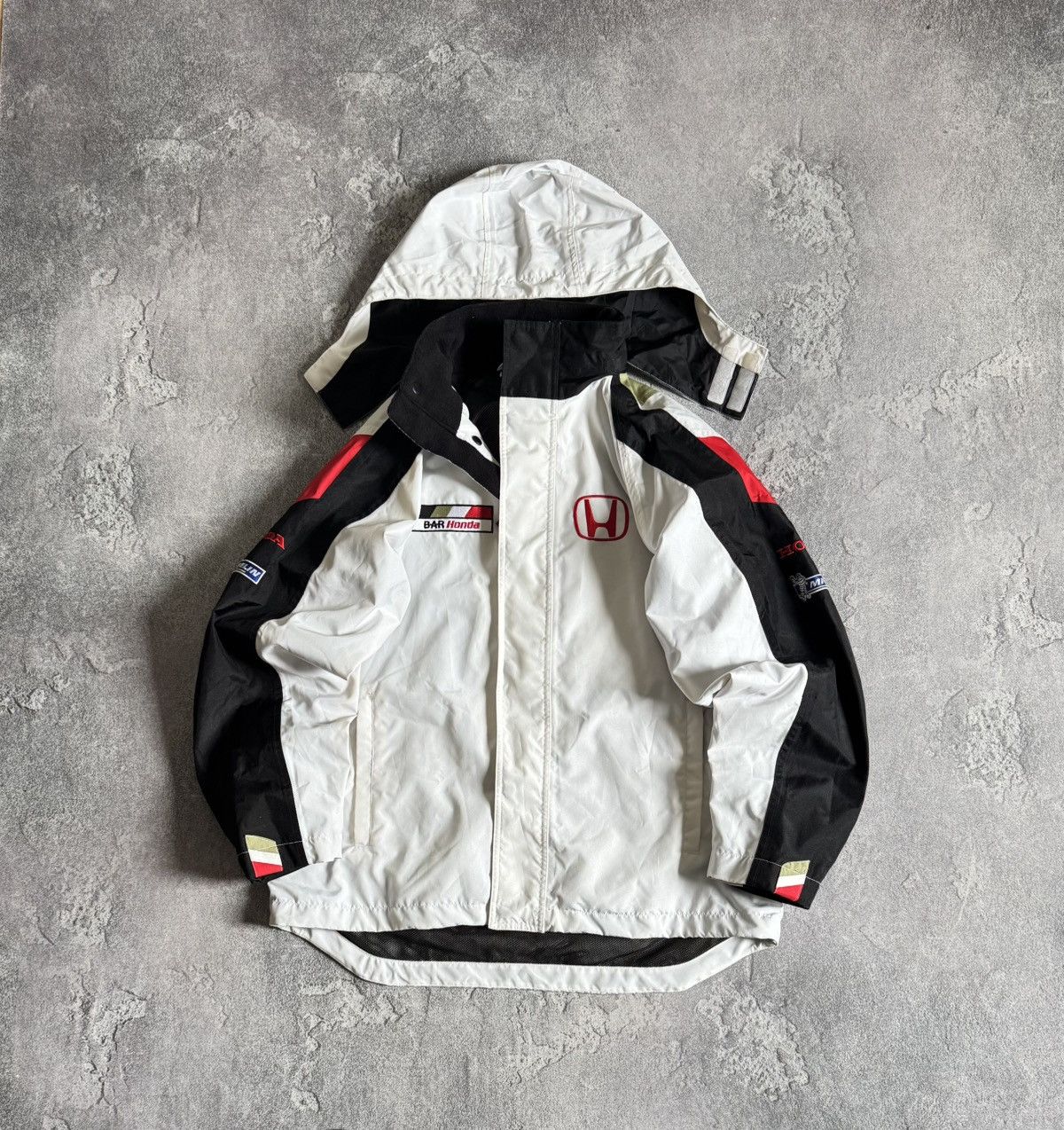 Honda Honda L/Size official BAR F1 racing jacket bomber hooded Size US L / EU 52-54 / 3 - 1 Thumbnail