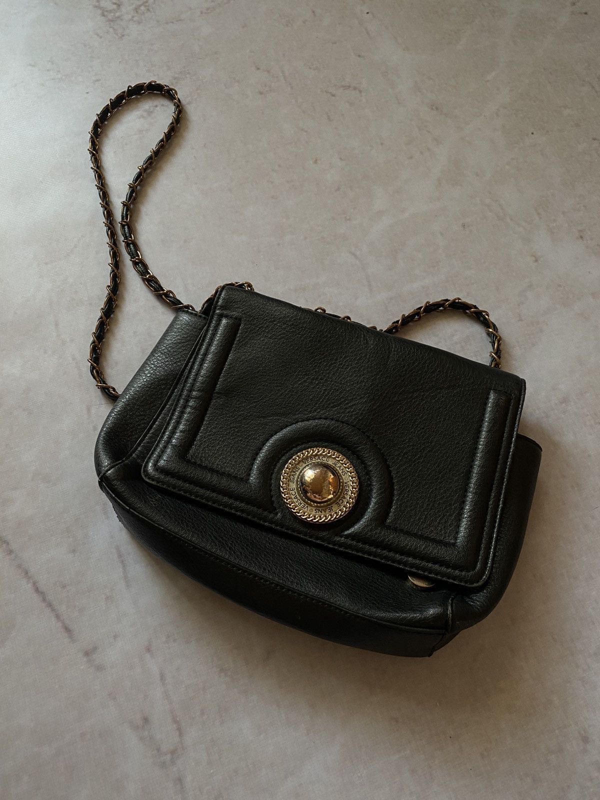 Versace × Versace Jeans Couture Versace Jeans Vintage Leather Shoulder Bag Luxury style Size ONE SIZE - 1 Thumbnail