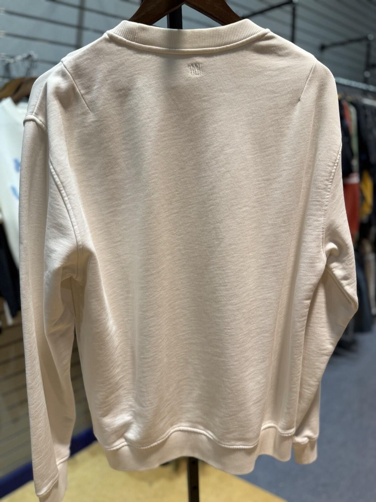AMI Ami Paris Alexandre Mattiussi White Wool Sweatshirt Medium Size US M / EU 48-50 / 2 - 10 Thumbnail