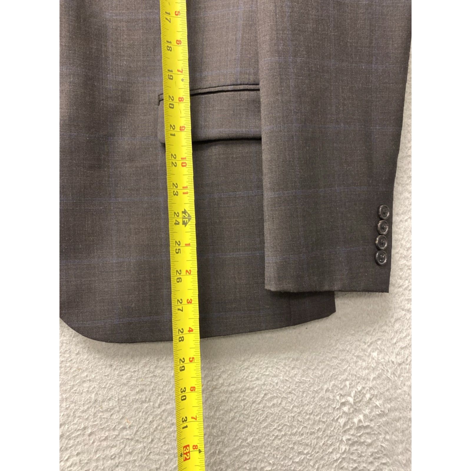Ralph Lauren Ralph Lauren Blazer Jacket Men 40S Brown Light Plaid Wool Blend Corduroy 0115 Sports Preppy Classic Golf Blazer Mens Size 40R - 6 Thumbnail