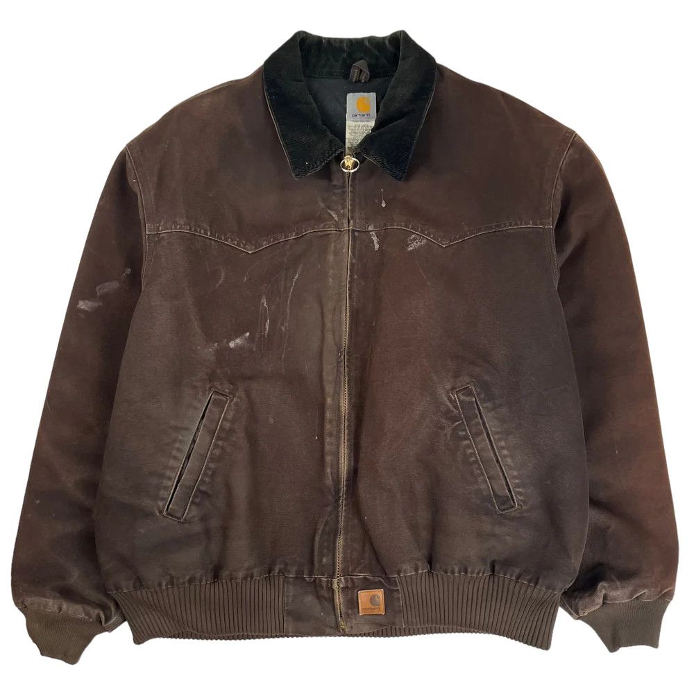 Image of Vintage Carhartt Santa Fe Jacket Brown, Men's (Size 2XL)