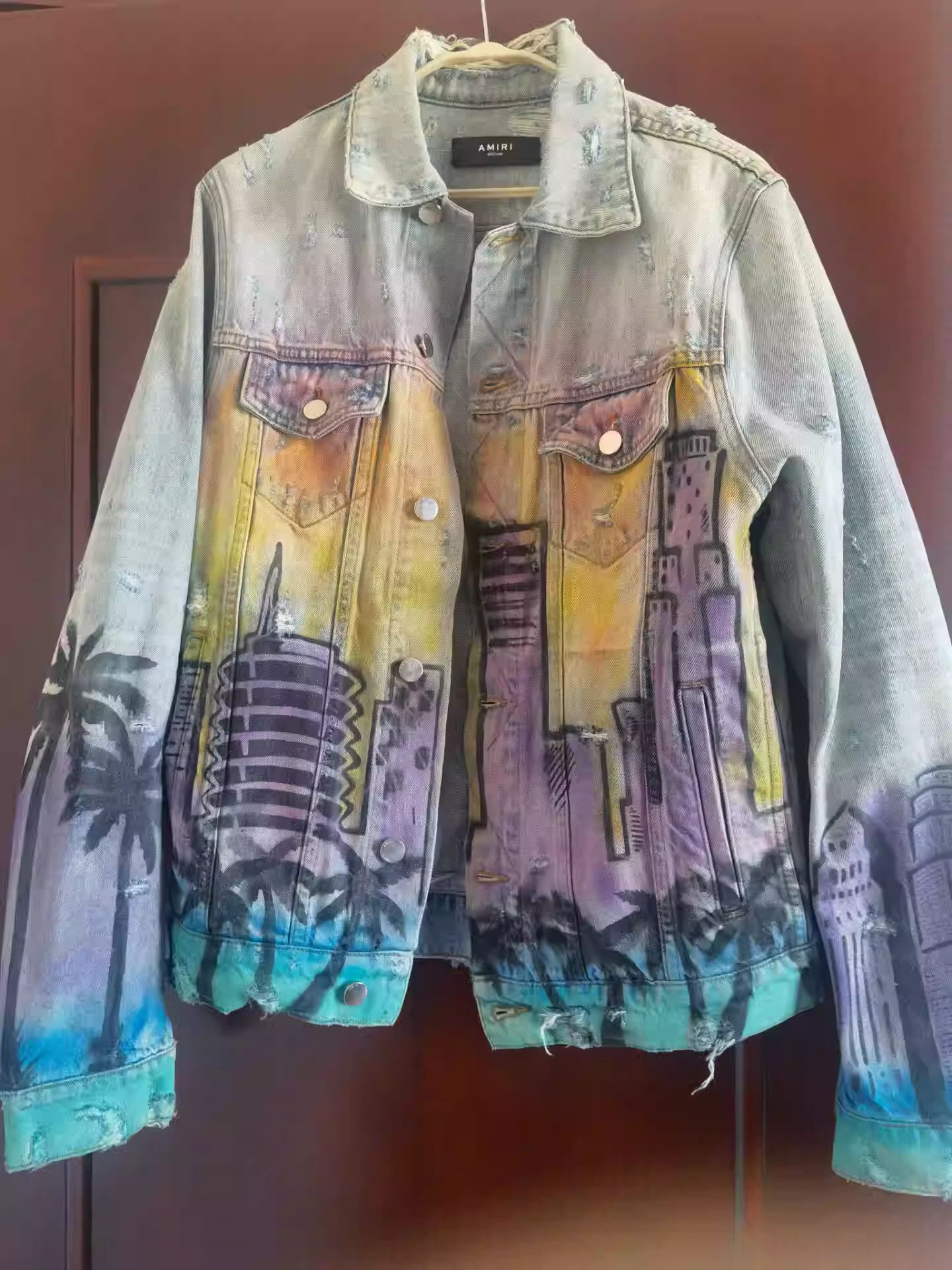 Amiri Cosmopolitan denim jacket 2