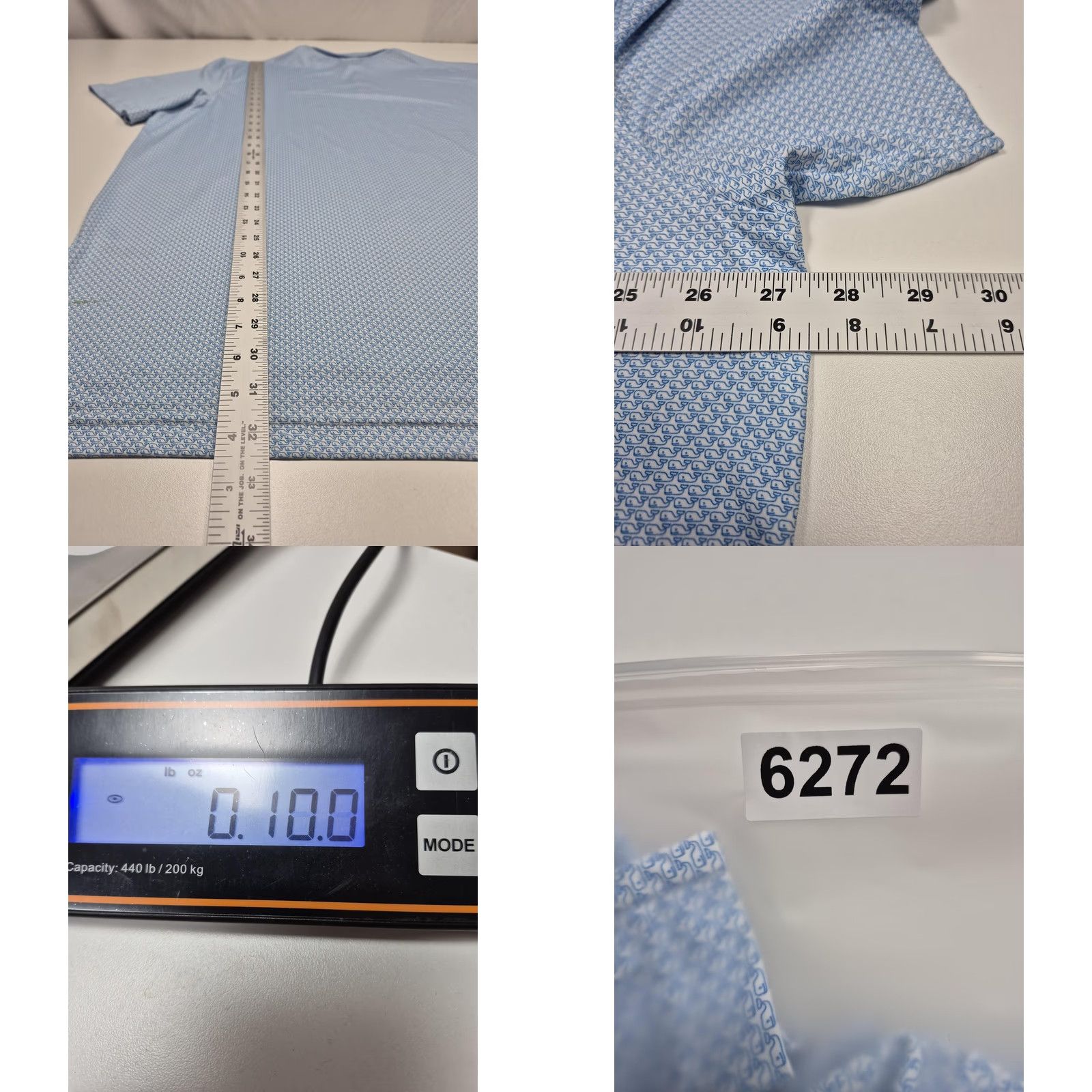Vineyard Vines Vineyard Vines On-The-Go Sankaty Polo Shirt Mens 2XL Blue Whale AOP Golf Size US XXL / EU 58 / 5 - 9 Thumbnail