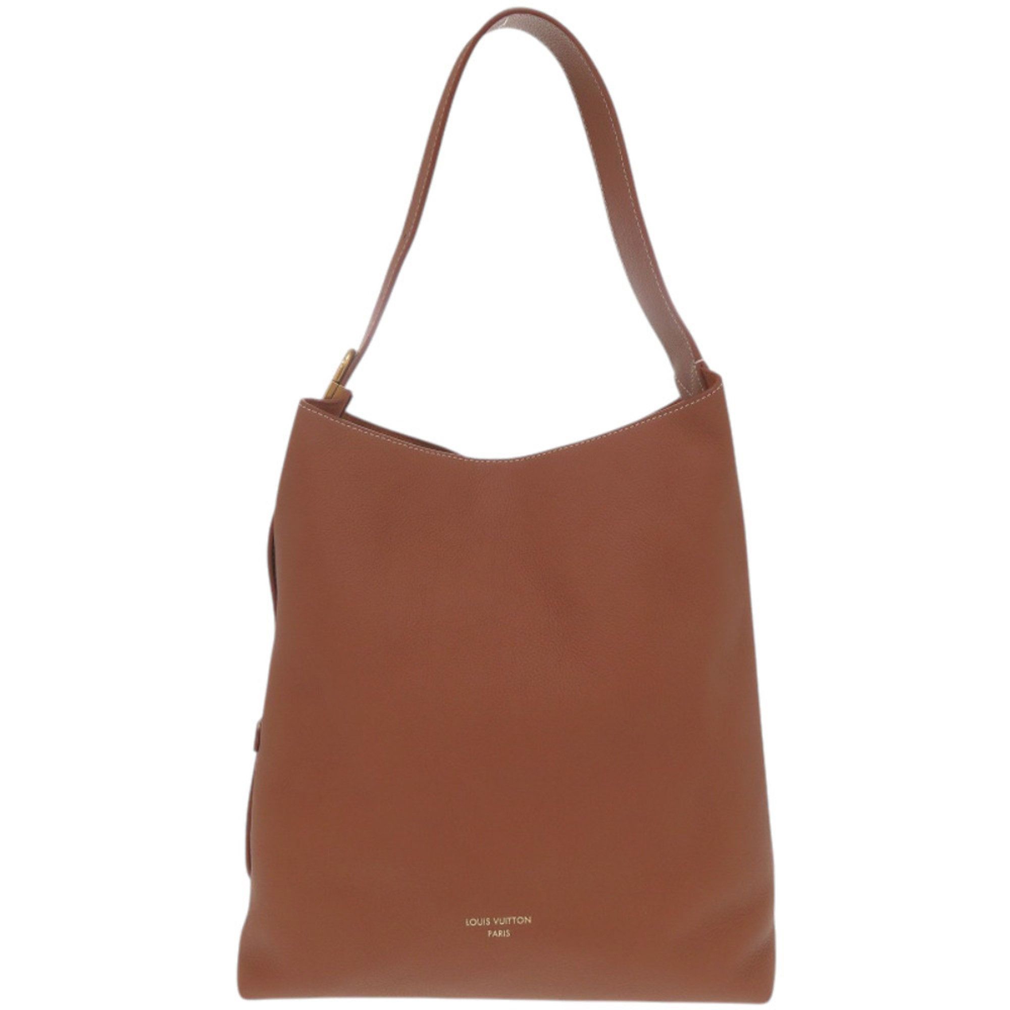 Louis Vuitton Louis Vuitton Low Key Hobo MM Handbag with Pouch M24974 Grained Calf Leather Brown One-Shoulder Bag LV 1253 LOUIS VUITTON Size ONE SIZE - 1 Thumbnail