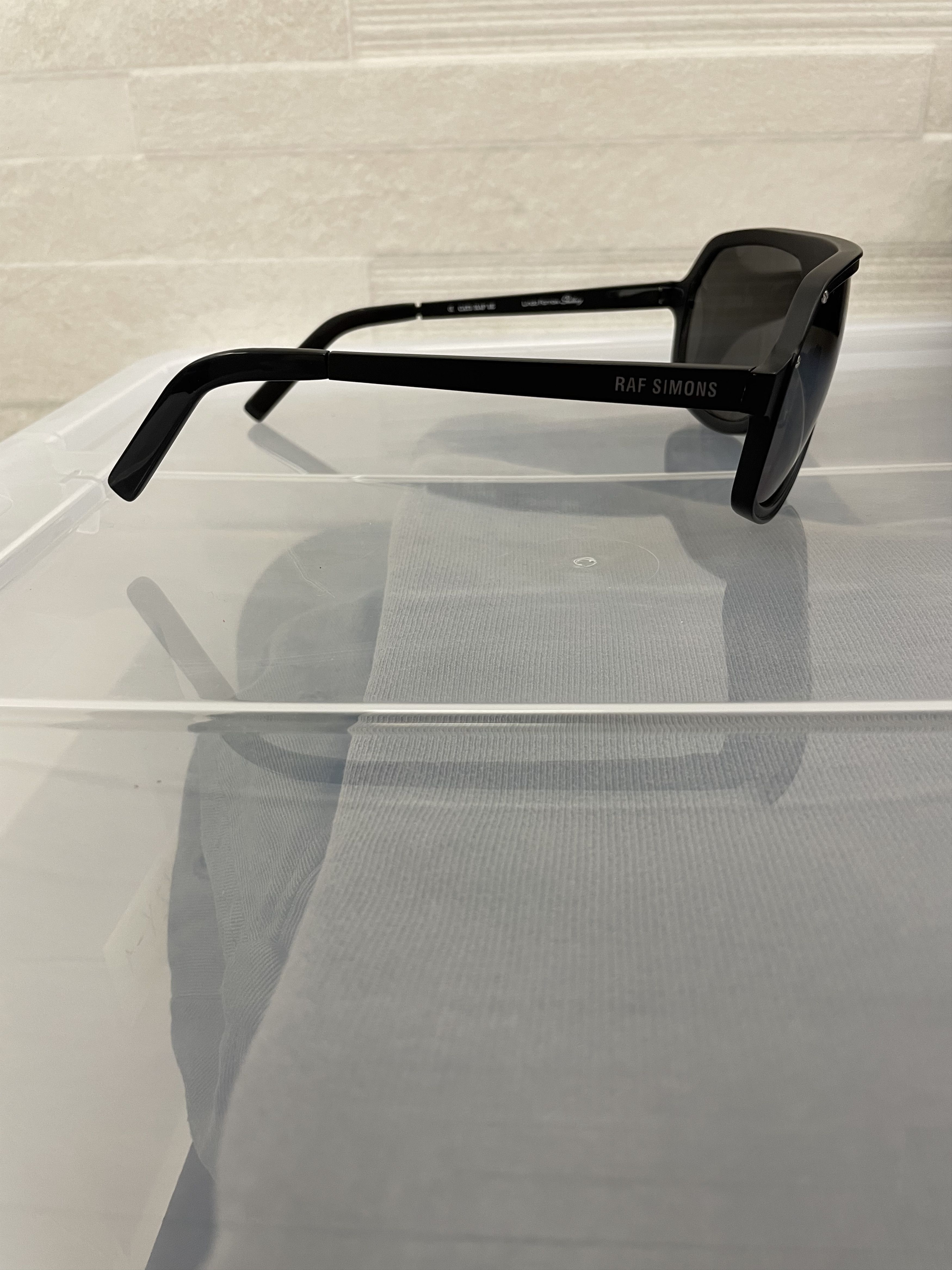 Raf Simons Linda Farrow X Raf Simons S/S 2008 aviator sunglasses Size ONE SIZE - 3 Thumbnail