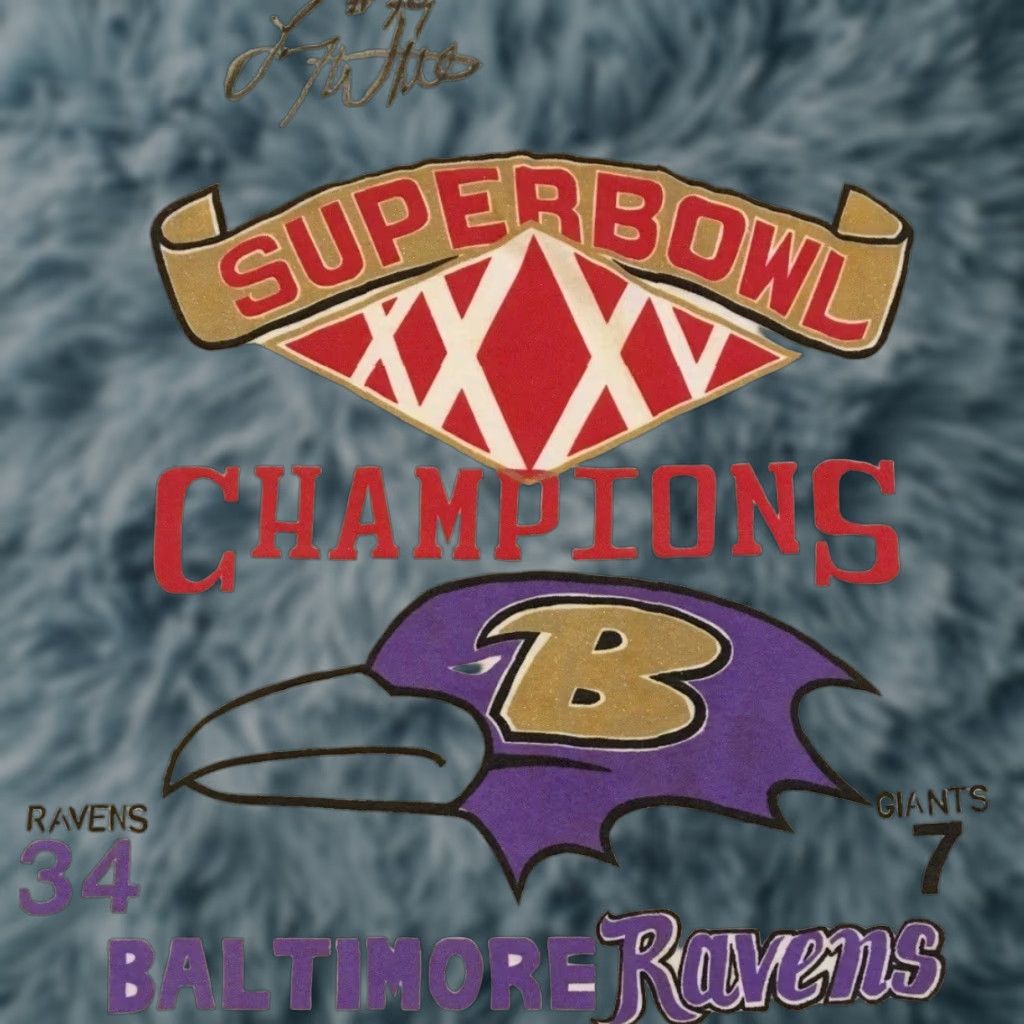 Vintage VINTAGE Baltimore Ravens Shirt XL White 90s 80s Sports Football Grunge Hip Hop Punk Rock Colleg e USA USA Size US XL / EU 56 / 4 - 1 Thumbnail