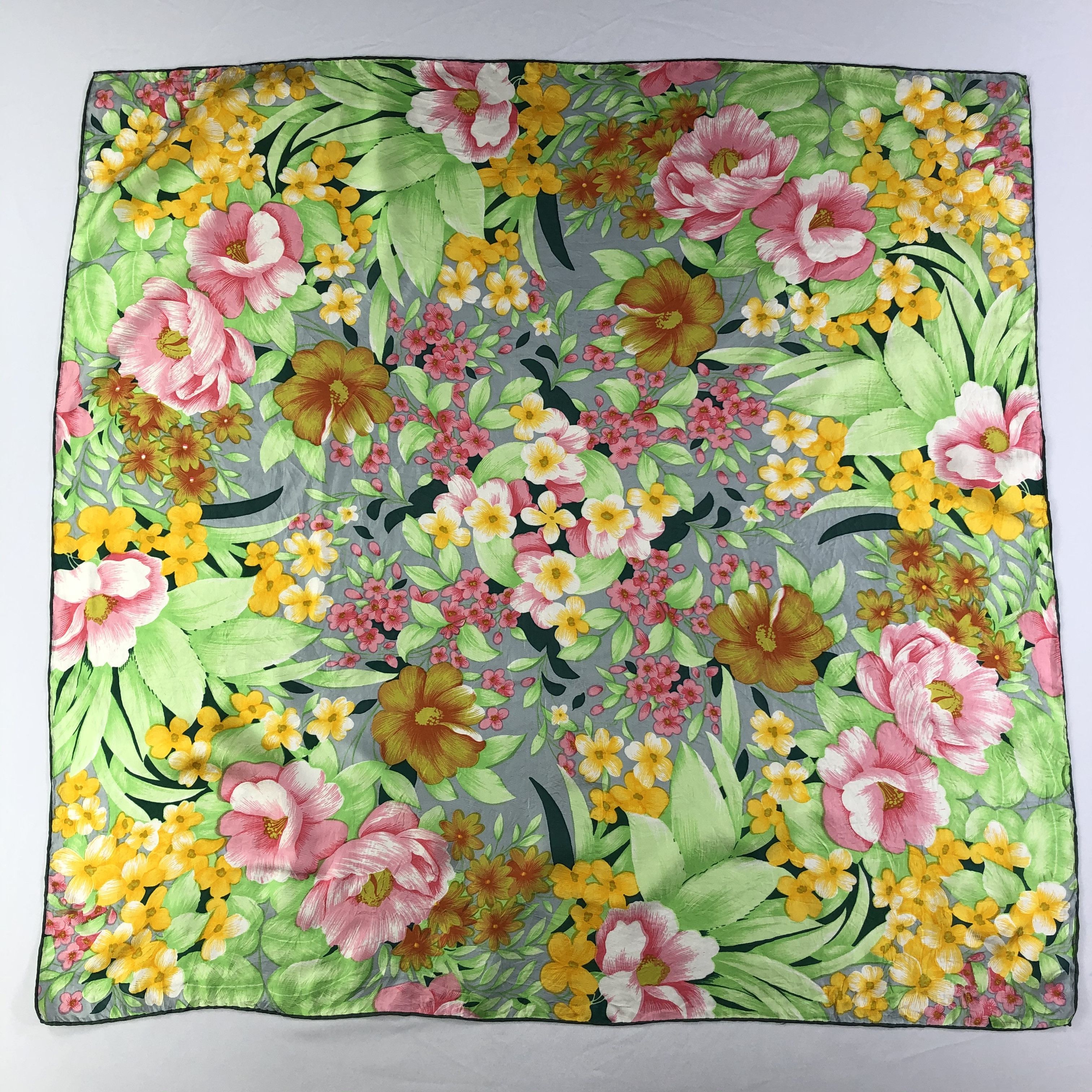 Vintage Vintage Silk Scarf Size ONE SIZE - 2 Thumbnail