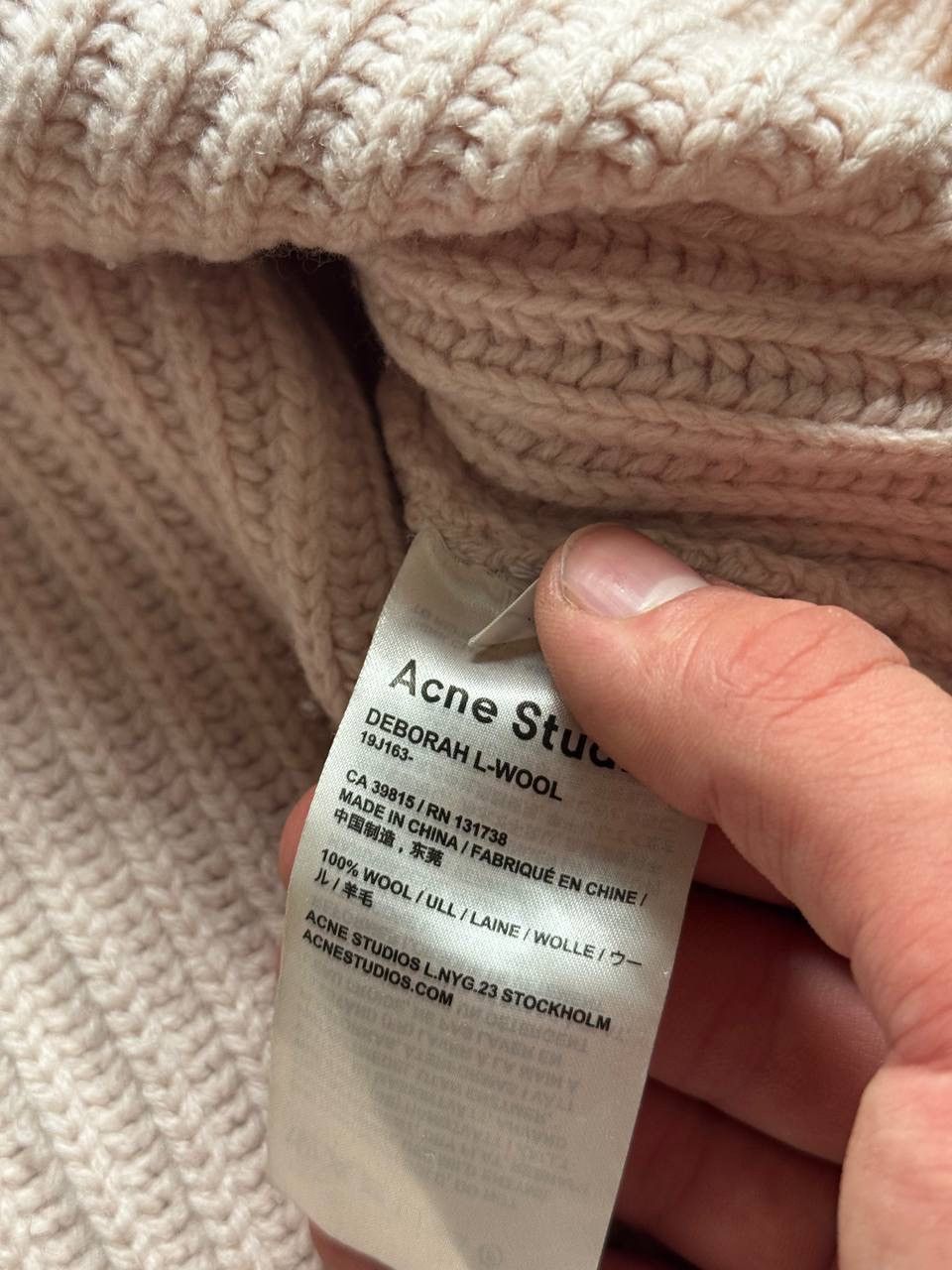 Acne Studios Acne Studios Deborah Sweater Wool bluza Jumper Size XS / US 0-2 / IT 36-38 - 4 Thumbnail