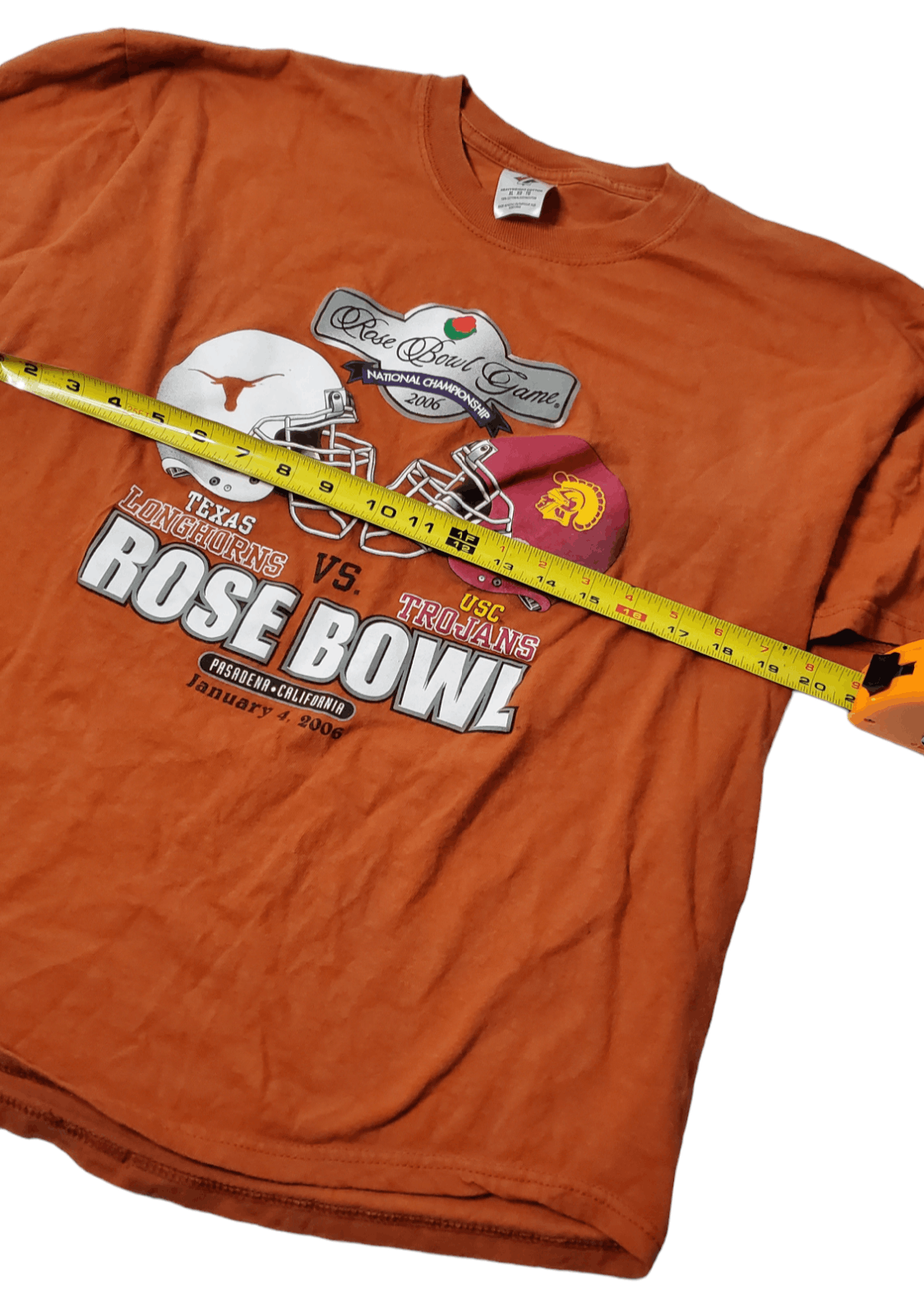 NCAA × Vintage 2006 Longhorns VS Trojans Rose Bowl T-Shirt Size US S / EU 44-46 / 1 - 6 Thumbnail