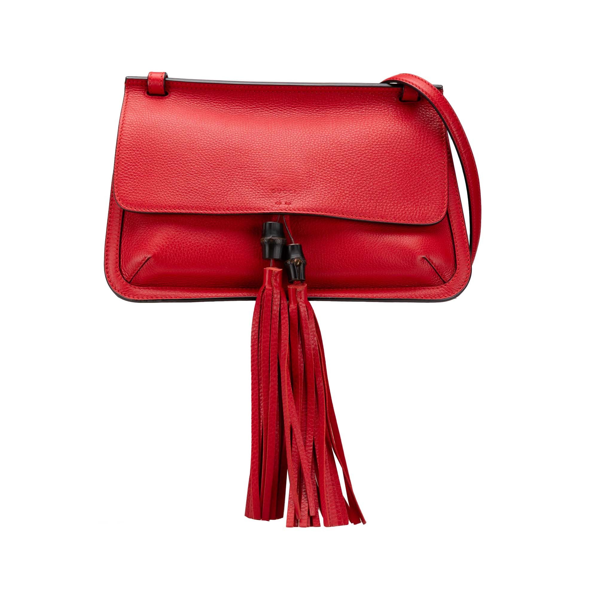 Gucci Gucci Medium Leather Bamboo Daily Crossbody Size ONE SIZE - 1 Thumbnail