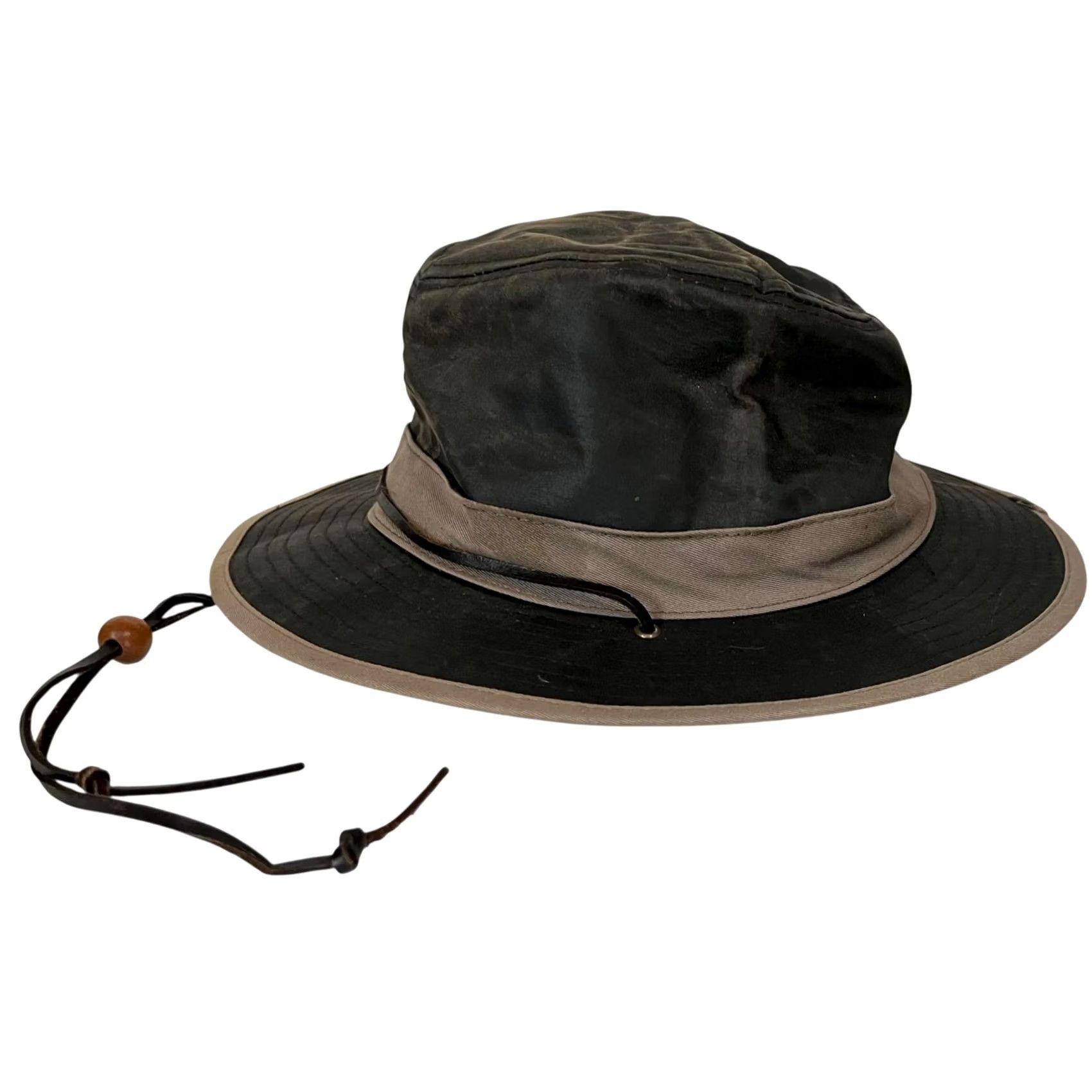 Vintage San Diego Hat Company Unisex Garden Wide Brim Sun Hat Sunhat Outback Rugged Boonie Hat One Size Brown Mens Womens Size ONE SIZE - 3 Thumbnail