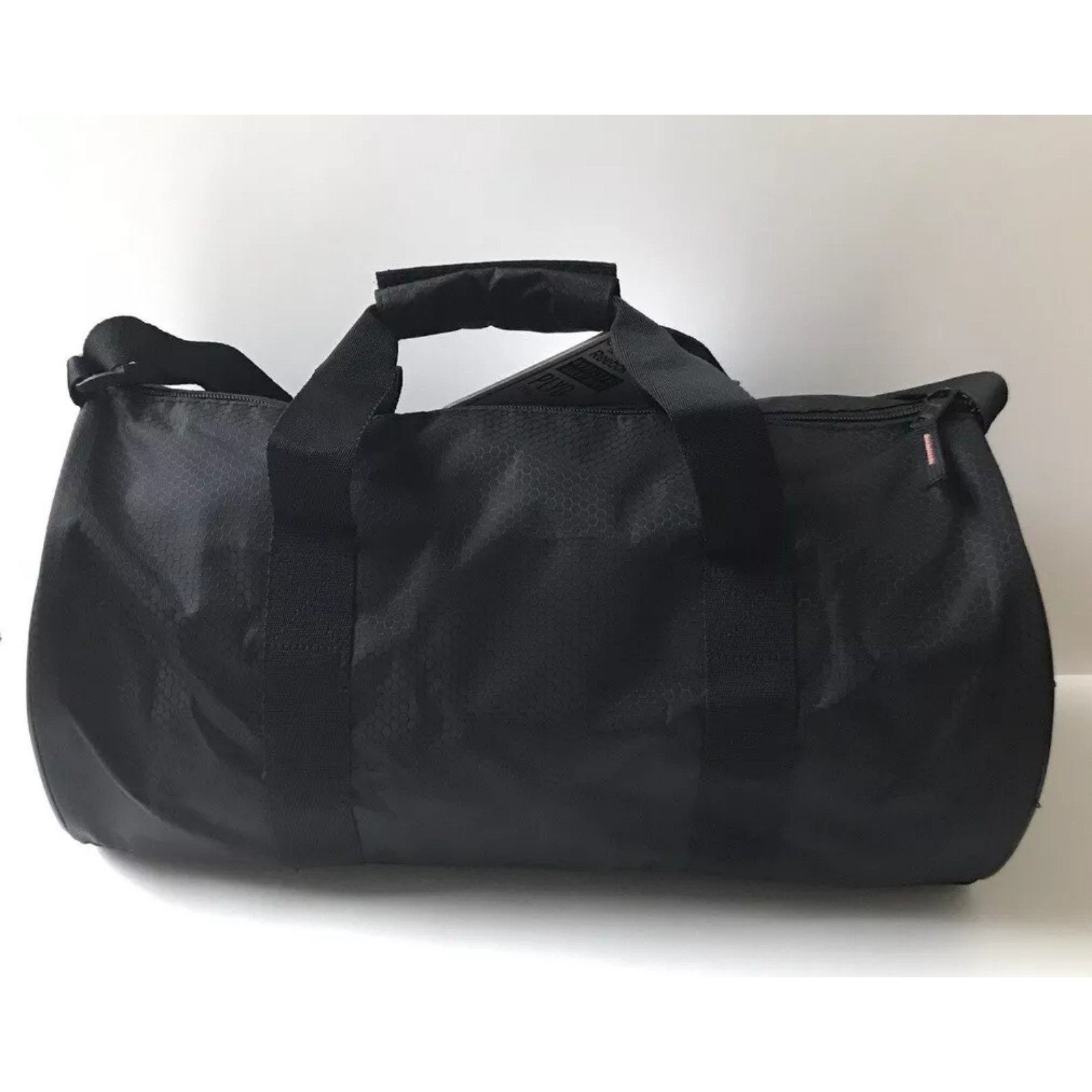 Reebok Reebok Plyo Gym Duffle Bag Weekender Bag Logo Rose Gold Blac Size ONE SIZE - 5 Thumbnail