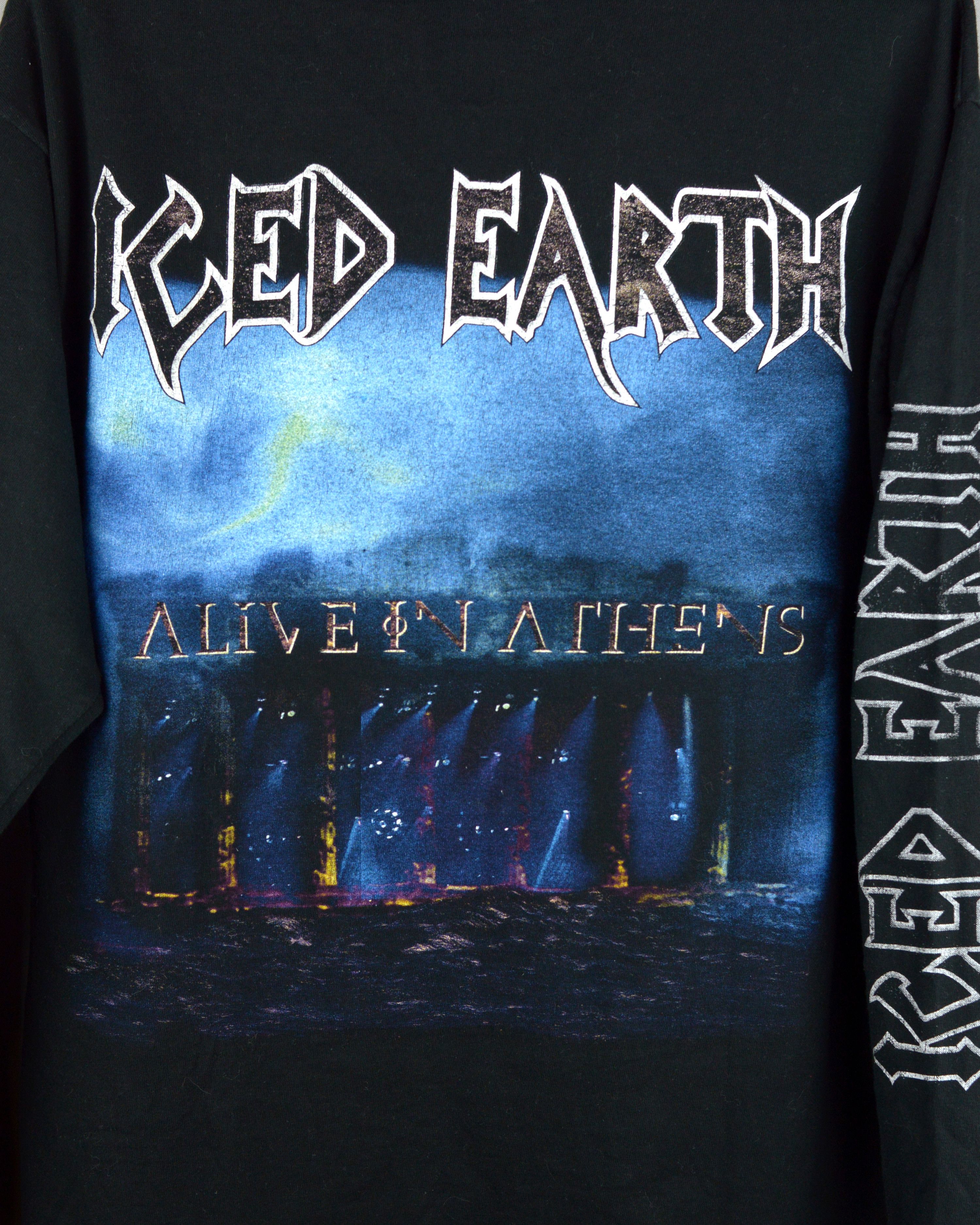 Vintage Vintage Iced Earth Alive In Athens 1999 longsleeve t shirt Size US M / EU 48-50 / 2 - 6 Thumbnail