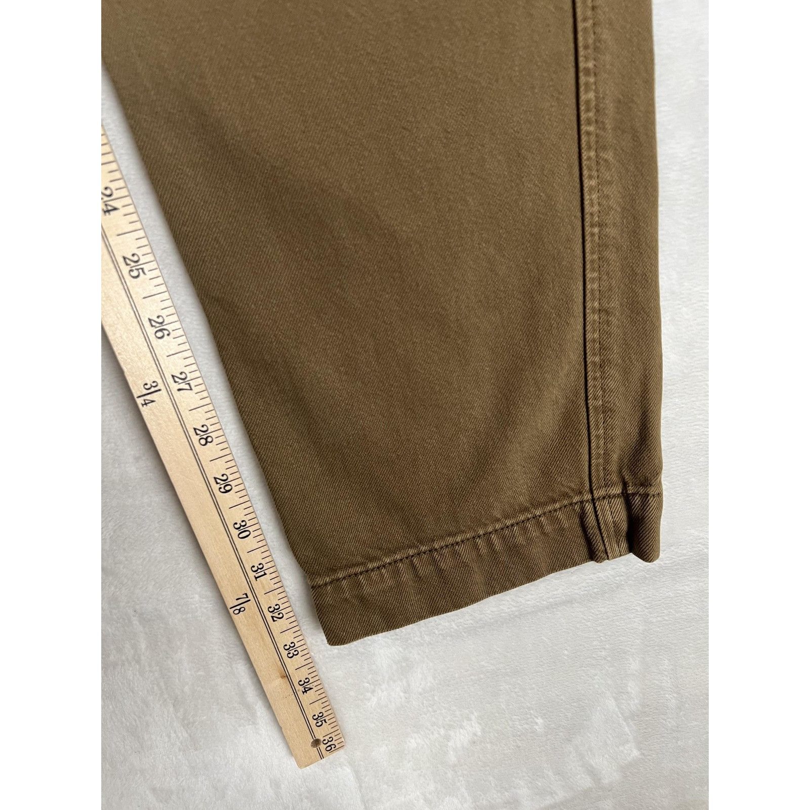 Abercrombie & Fitch Abercrombie & Fitch 90s Loose Pants Mens 30x34 Brown Twill C Size US 30 / EU 46 - 4 Thumbnail