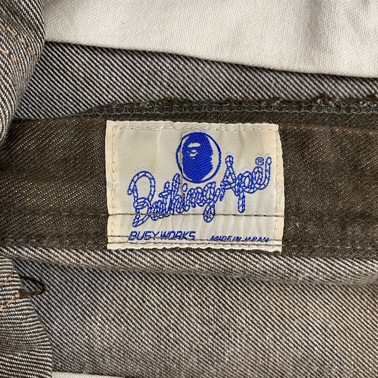 Bape × Vintage Double Knee Denim Size US 31 - 22 Thumbnail