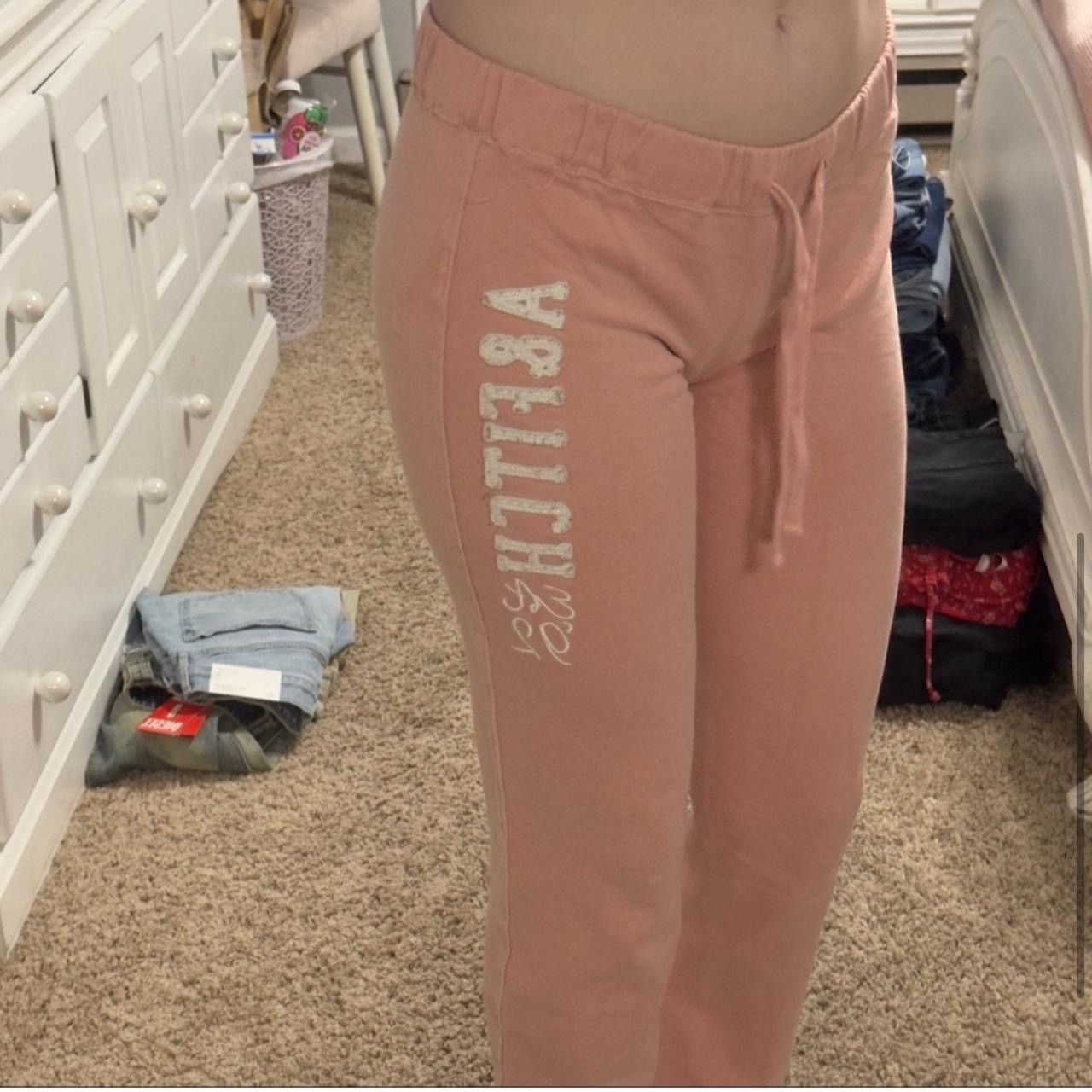 Abercrombie & Fitch × Vintage Y2K Abercrombie & Fitch Pink Straight Leg Sweatpants Size 26" / US 2 / IT 38 - 4 Thumbnail