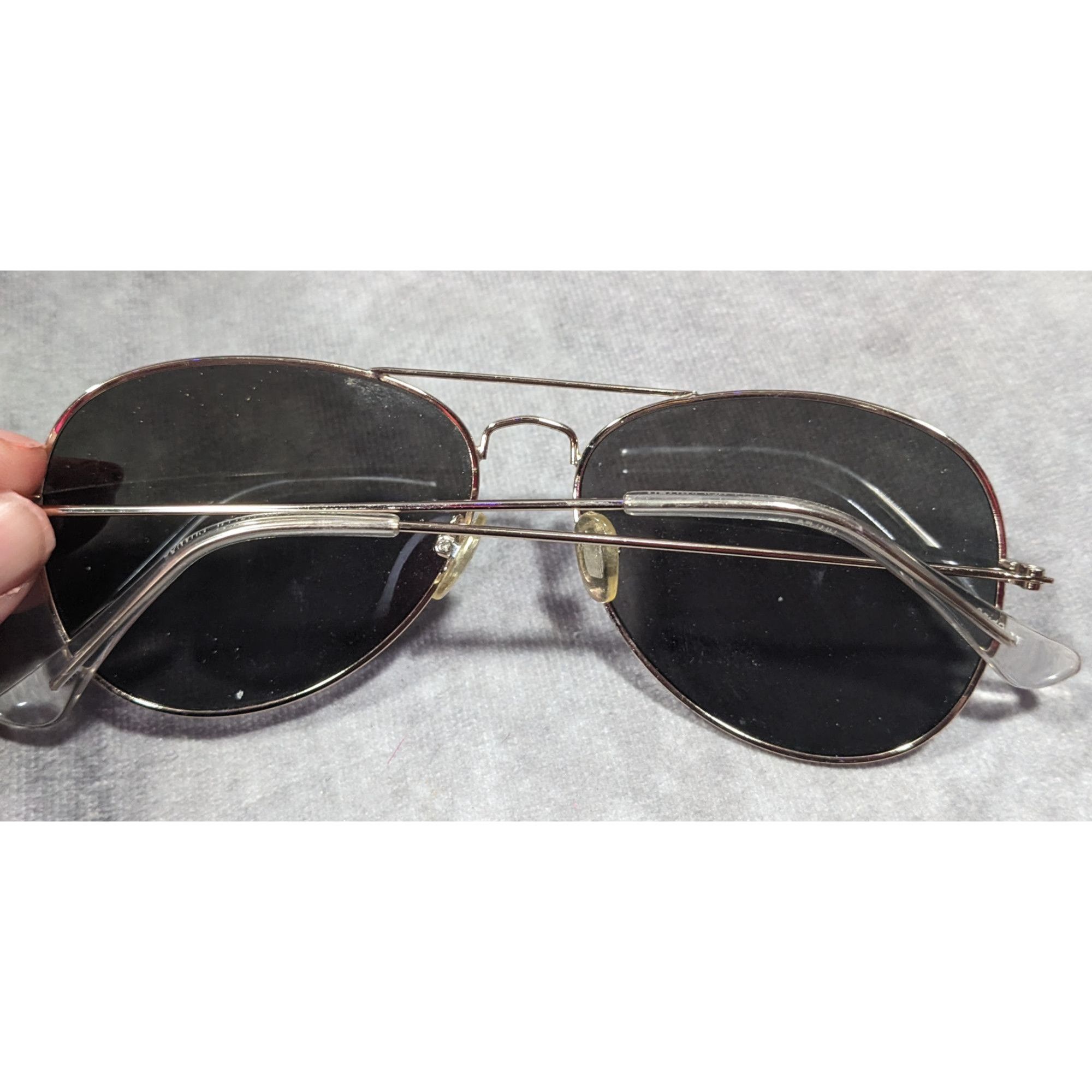 Other Blue Planet Hayes Gold Tone Aviator Sunglasses With Blue Mir Size ONE SIZE - 8 Thumbnail