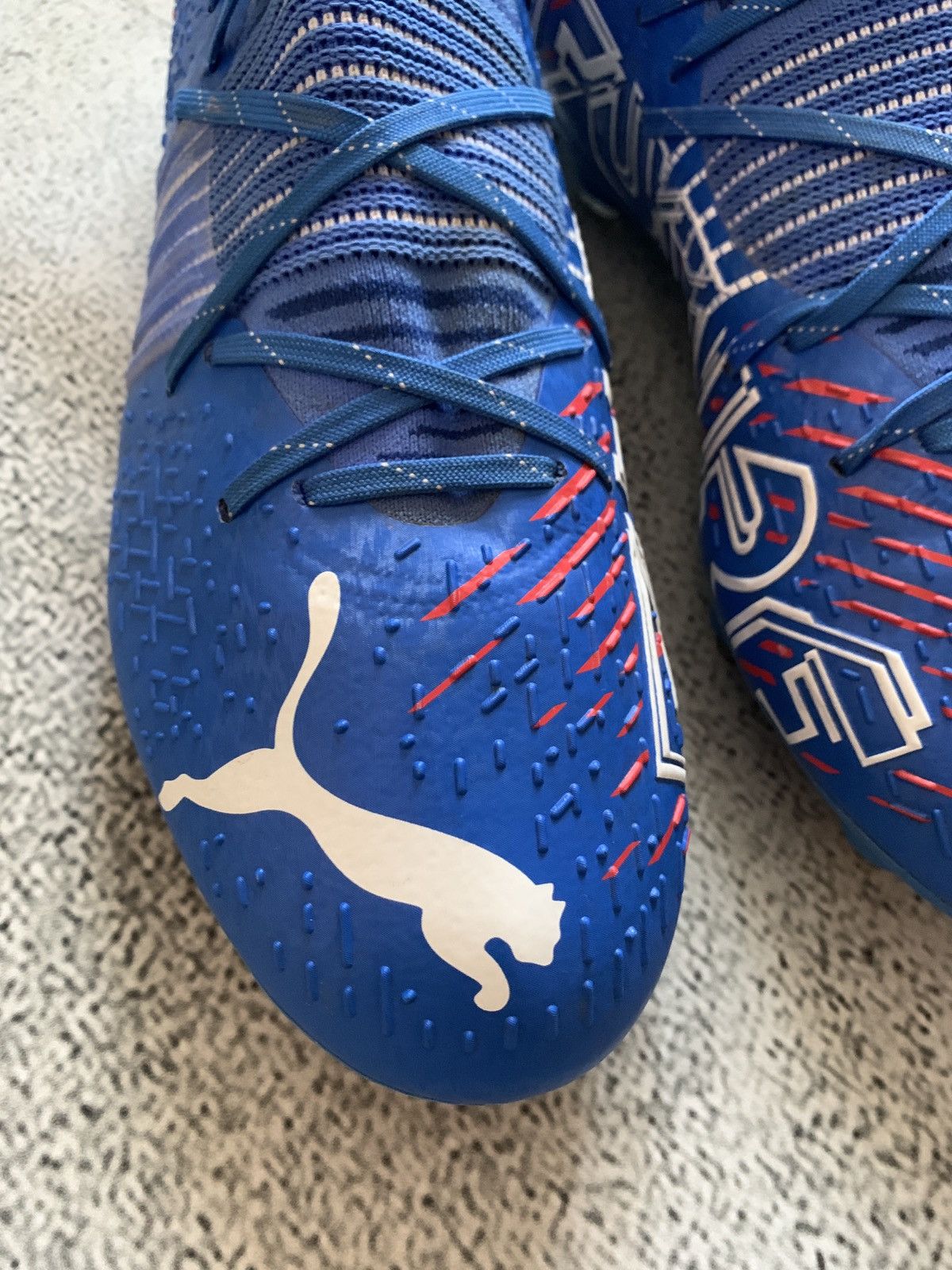 Puma Puma Future Z 1.2 FG/AG Neymar Blue Soccer Cleats Size US 11.5 / EU 44-45 - 4 Thumbnail