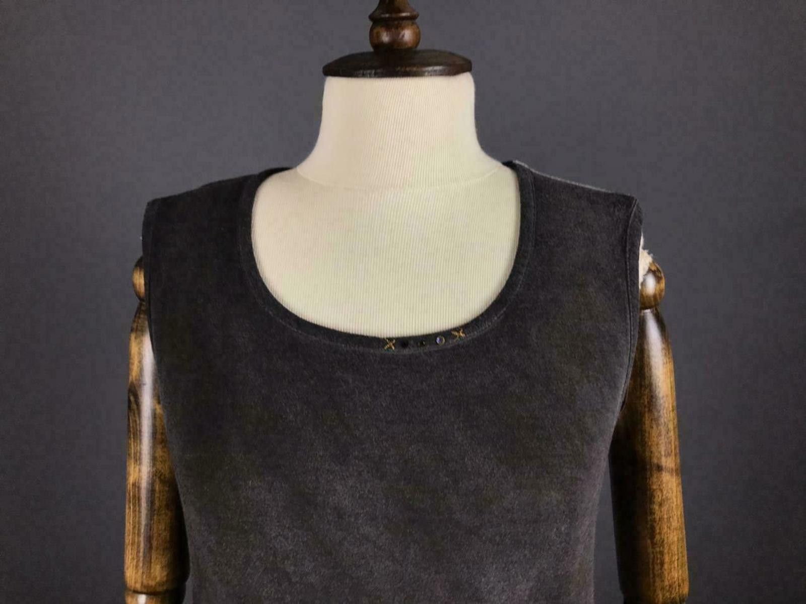 Designer Elisa Cavalleti Designer Grey Knee Dress Size M / 2 Size M / US 6-8 / IT 42-44 - 2 Thumbnail