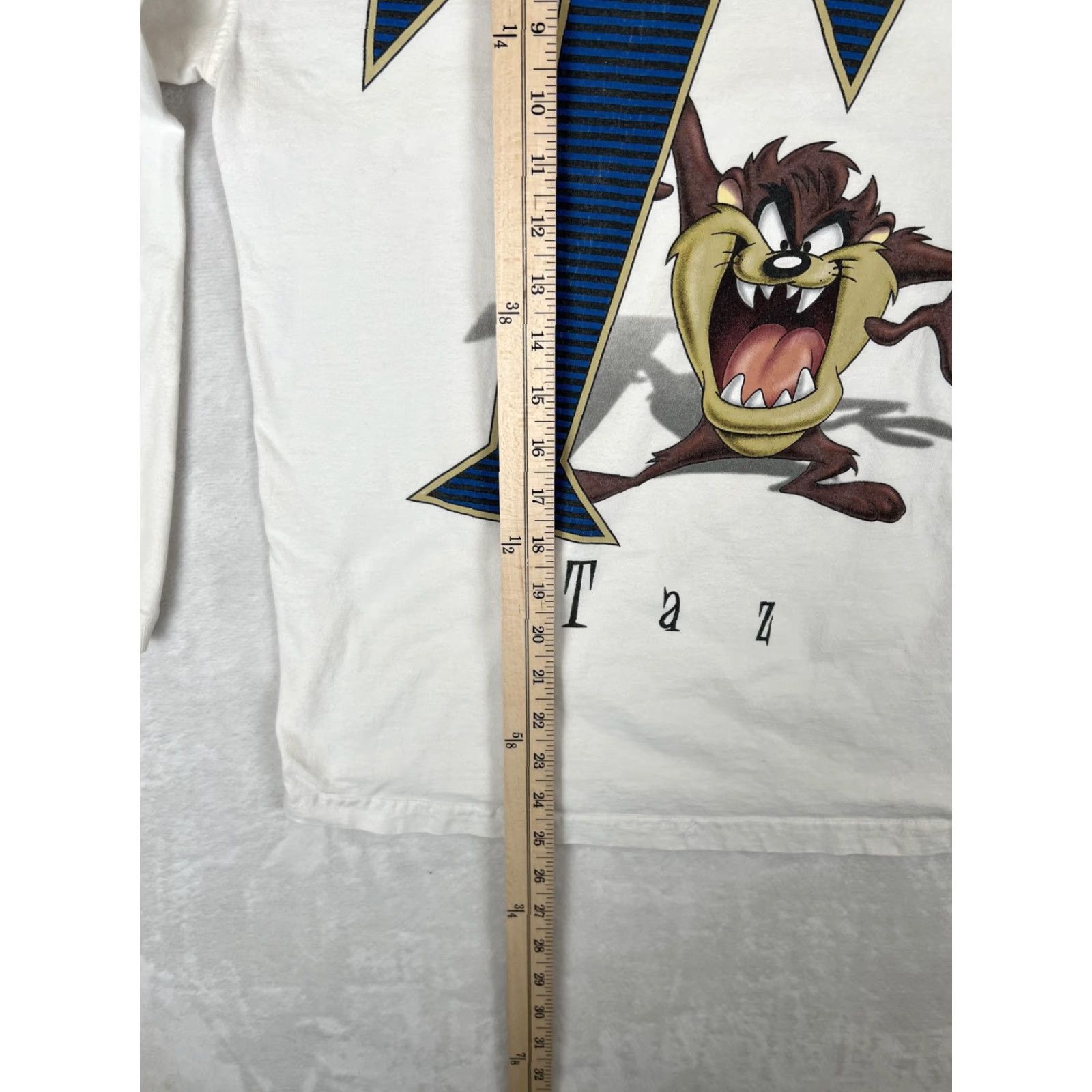 Vintage VINTAGE Warner Bros Shirt Long Sleeve Taz Mens Small White Looney Tunes 90s Cartoon Retro Pop Culture Mens Size US S / EU 44-46 / 1 - 7 Thumbnail