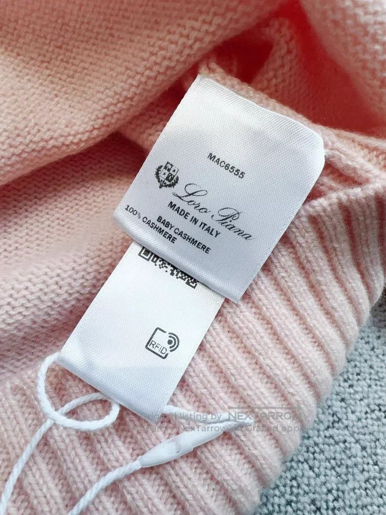 Loro Piana Loro Piana Light Pink Cinnamon Pink Crew Neck Knit Sweater Size XS / US 0-2 / IT 36-38 - 4 Thumbnail