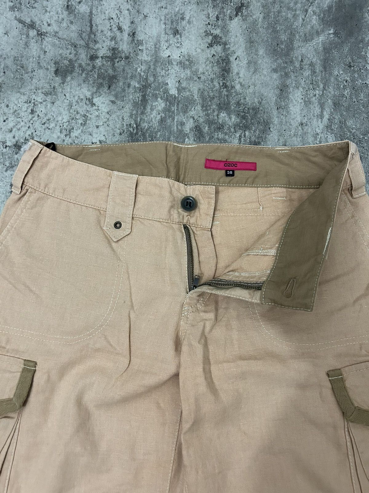If Six Was Nine × Japanese Brand × Le Grande Bleu (L.G.B.) Ozoz Japan parachute Cargo Flare Pants Size US 30 / EU 46 - 8 Thumbnail