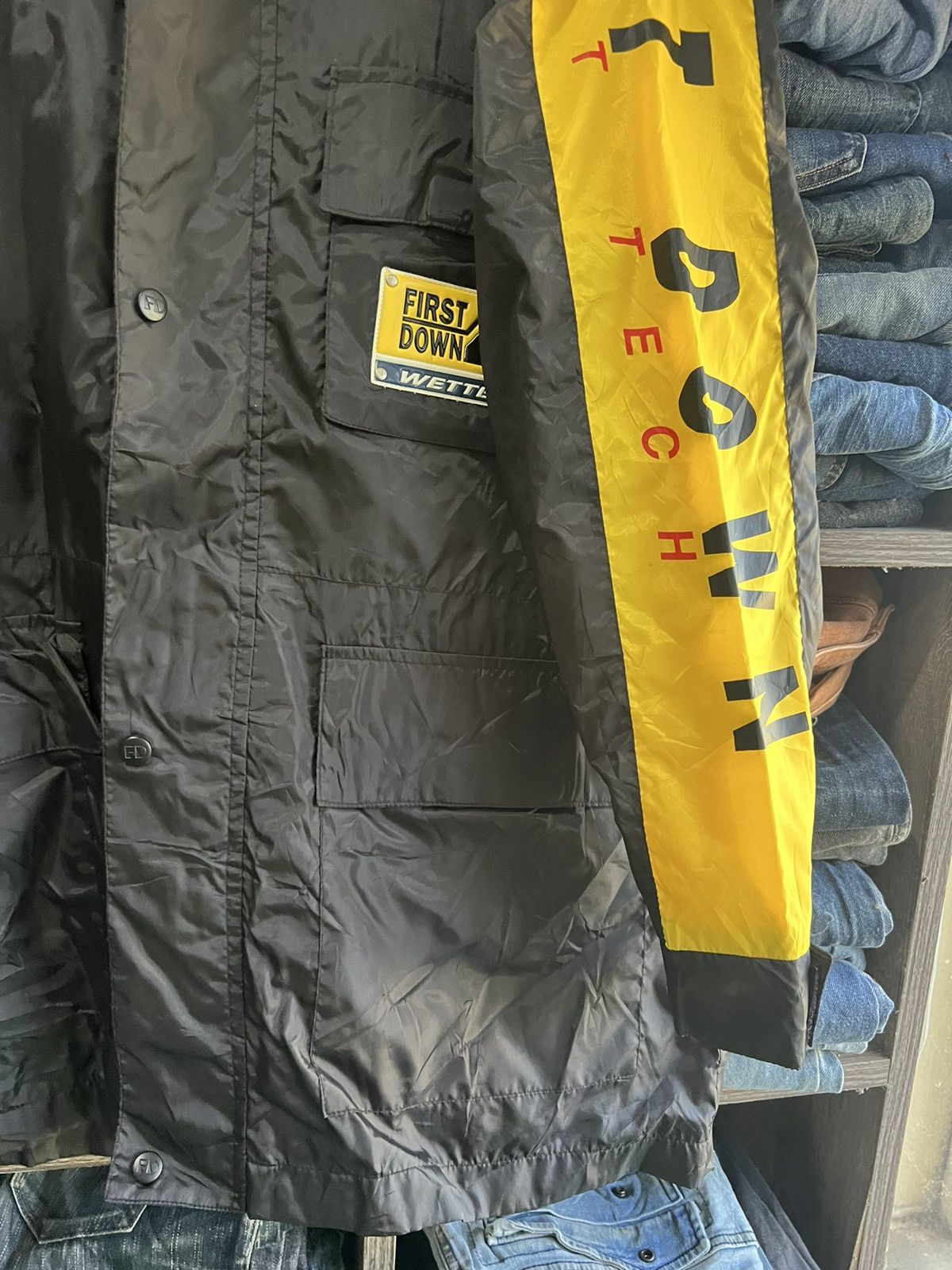 Other 🔥Vintage First Down Wettech Jacket Size US L / EU 52-54 / 3 - 8 Thumbnail