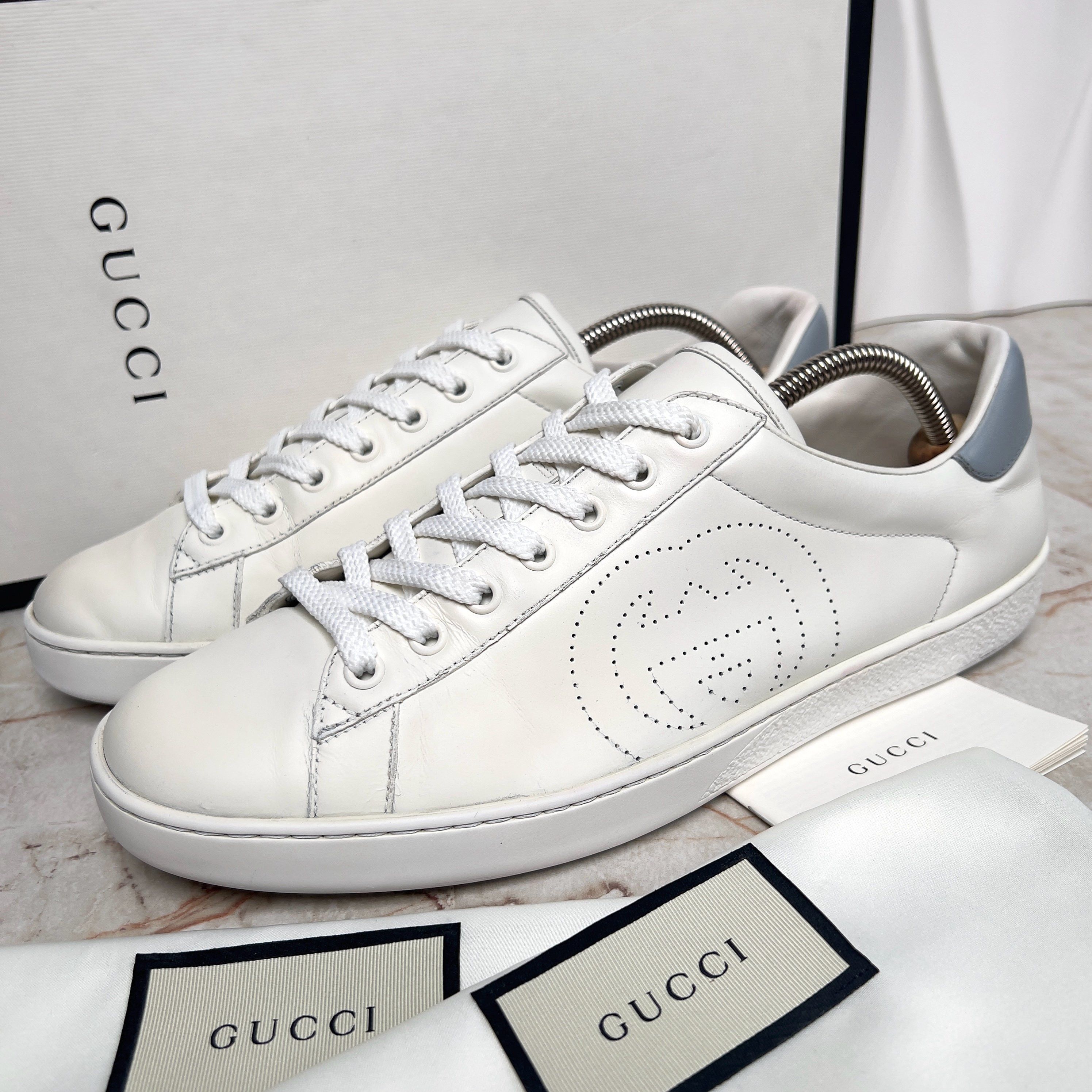 Iconic ACE Interlocking G Sneakers Leather