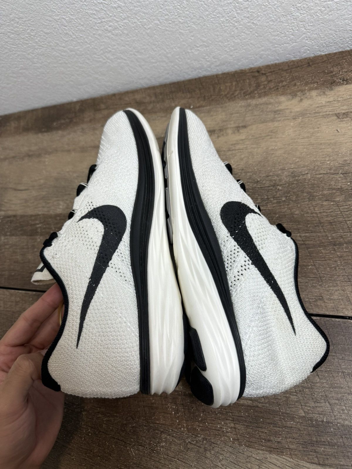 Nike Nike Flyknit Lunar 3 Athletic Shoe 698181 101 -Men's Size 12 Size US 12 / EU 45 - 5 Thumbnail