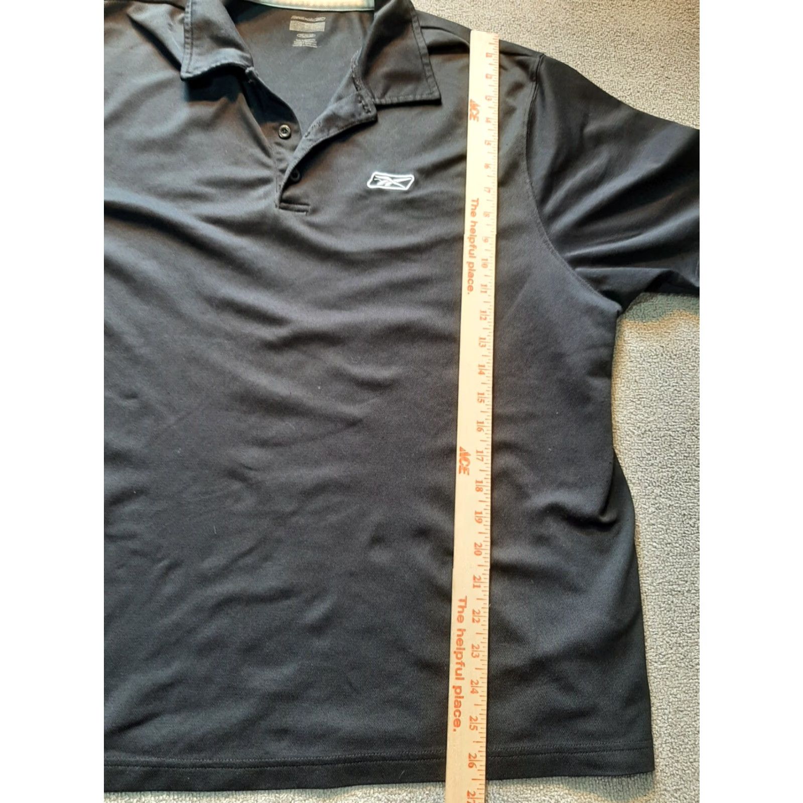Reebok Reebok Golf Short Sleeve Shirt Mens XL Black Polo Breathable Athletic Casual Golf 90s? Size US XL / EU 56 / 4 - 4 Thumbnail