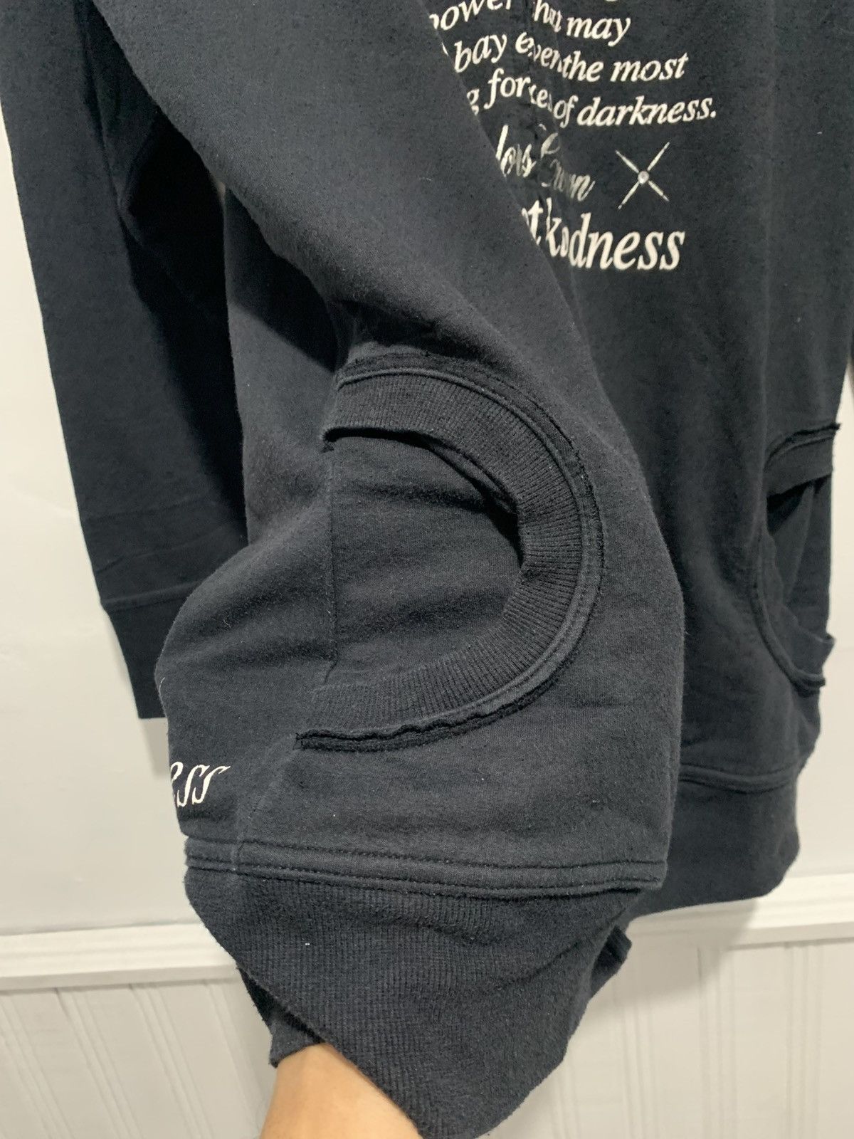 Japanese Brand Liriope Poem Gothic Distressed Zip Jacket Hoodie Size US L / EU 52-54 / 3 - 4 Thumbnail