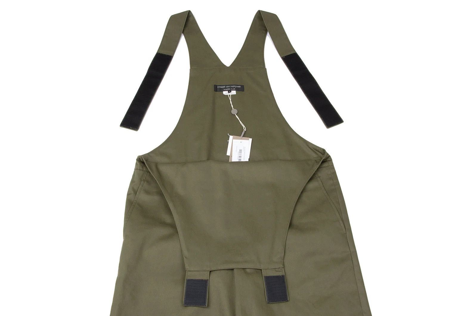 Comme des Garcons Homme Plus Cotton Short Overalls in Khaki Size L Size US 38 / EU 54 - 4 Thumbnail