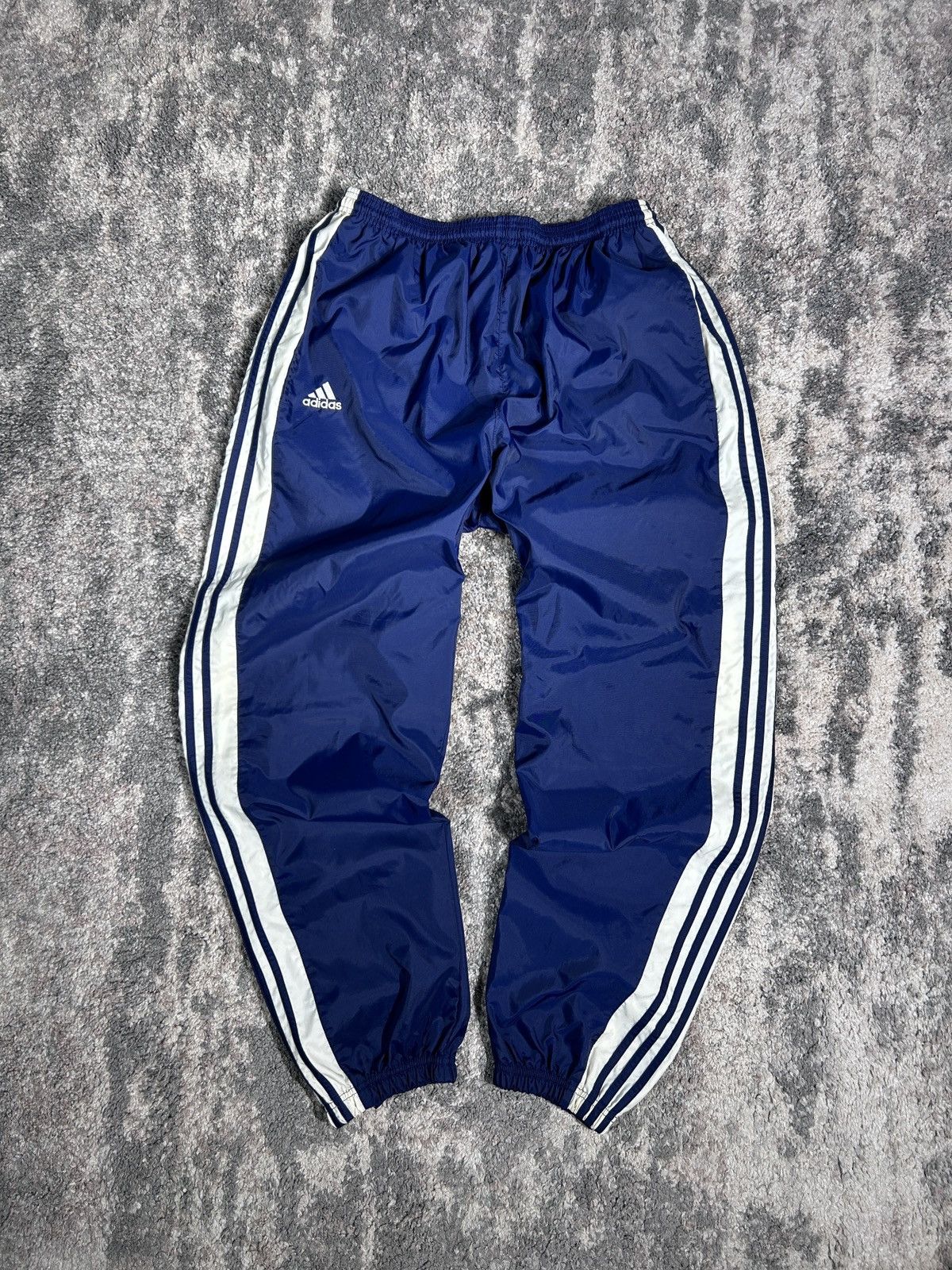 Adidas × Vintage Adidas Vintage Mens Nylon Pants Drill Y2K Size US 36 / EU 52 - 5 Thumbnail