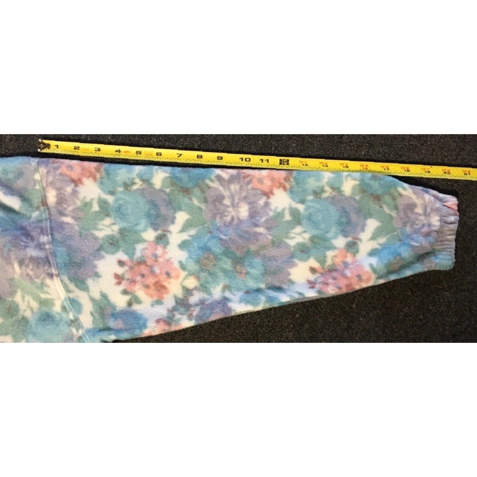 Vintage Vtg 90s Abstract Flower Art All Over Print Sweatshirt S Vaporwave Grunge Surf Skate Hoodie Women Size S / US 4 / IT 40 - 6 Thumbnail