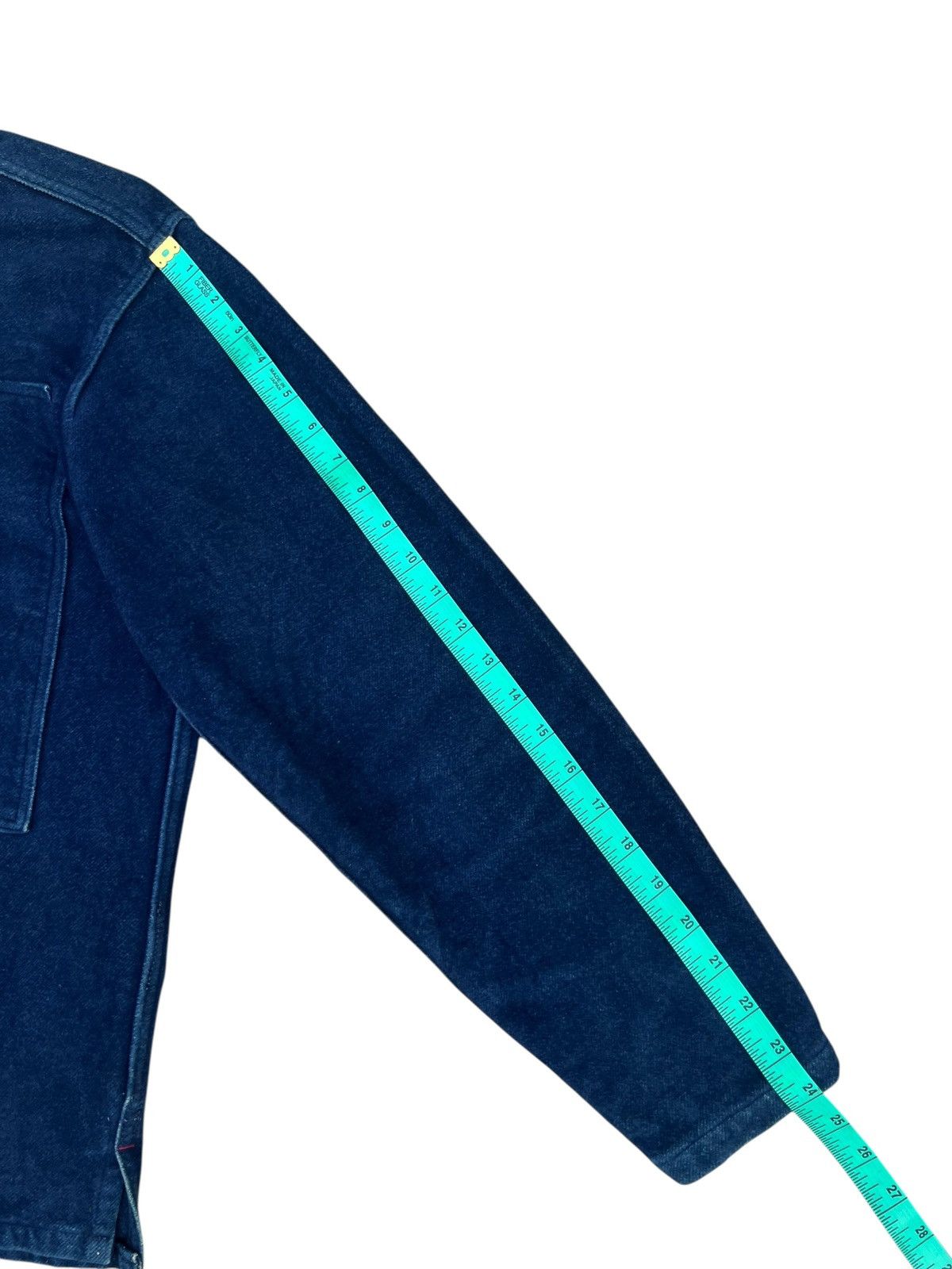 Pure Blue Japan Pure Blue Japan Suede Indigo Cotton PullOver Military Jacket Size US M / EU 48-50 / 2 - 5 Thumbnail