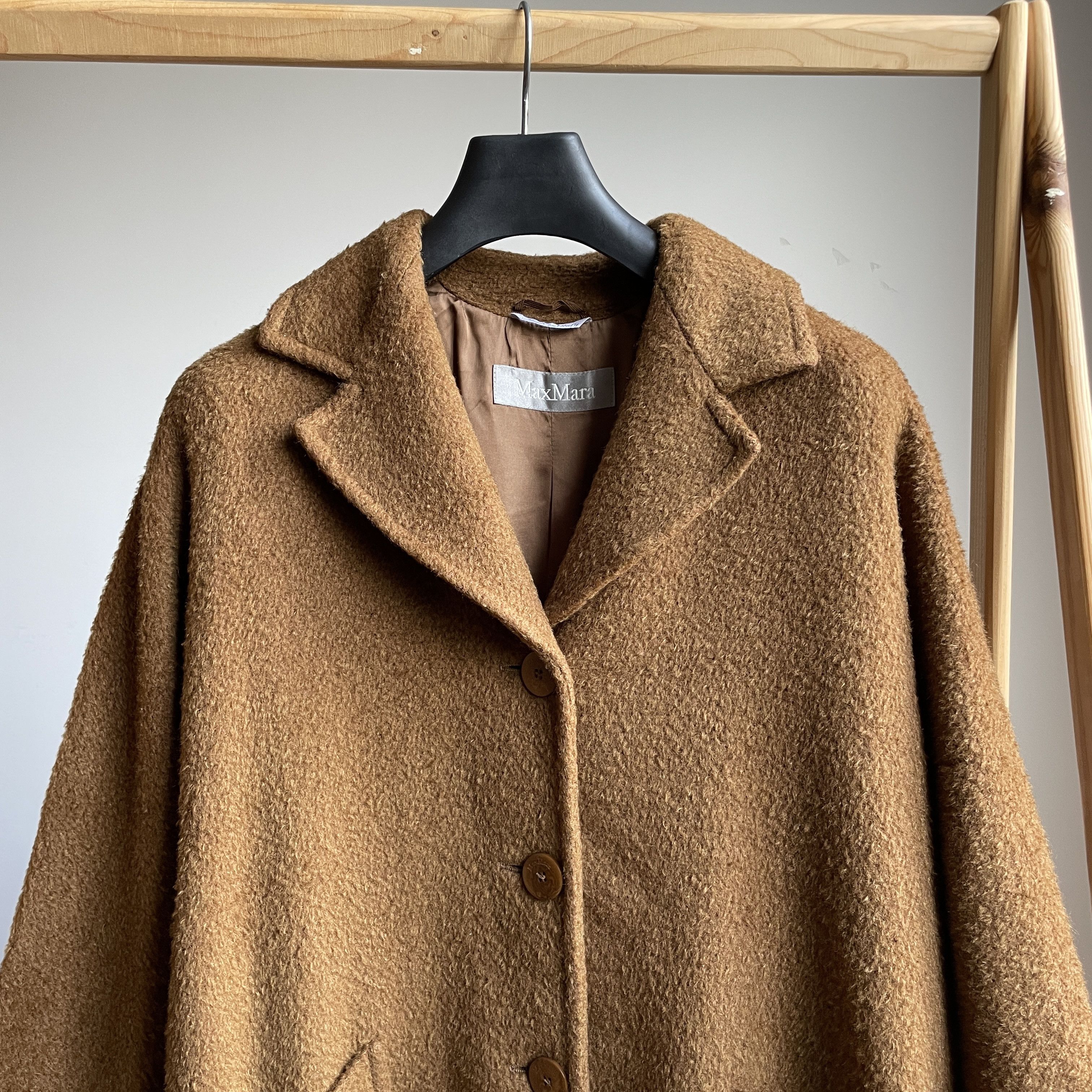 Max Mara Max Mara Mohair Wool Blend Brushed Coat Size M / US 6-8 / IT 42-44 - 4 Thumbnail