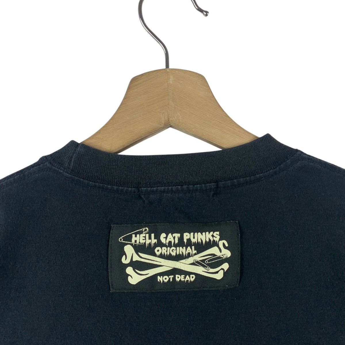 Japanese Brand × Seditionaries Vintage HELL CAT PUNK punk not dead skull design tee Size S / US 4 / IT 40 - 9 Thumbnail