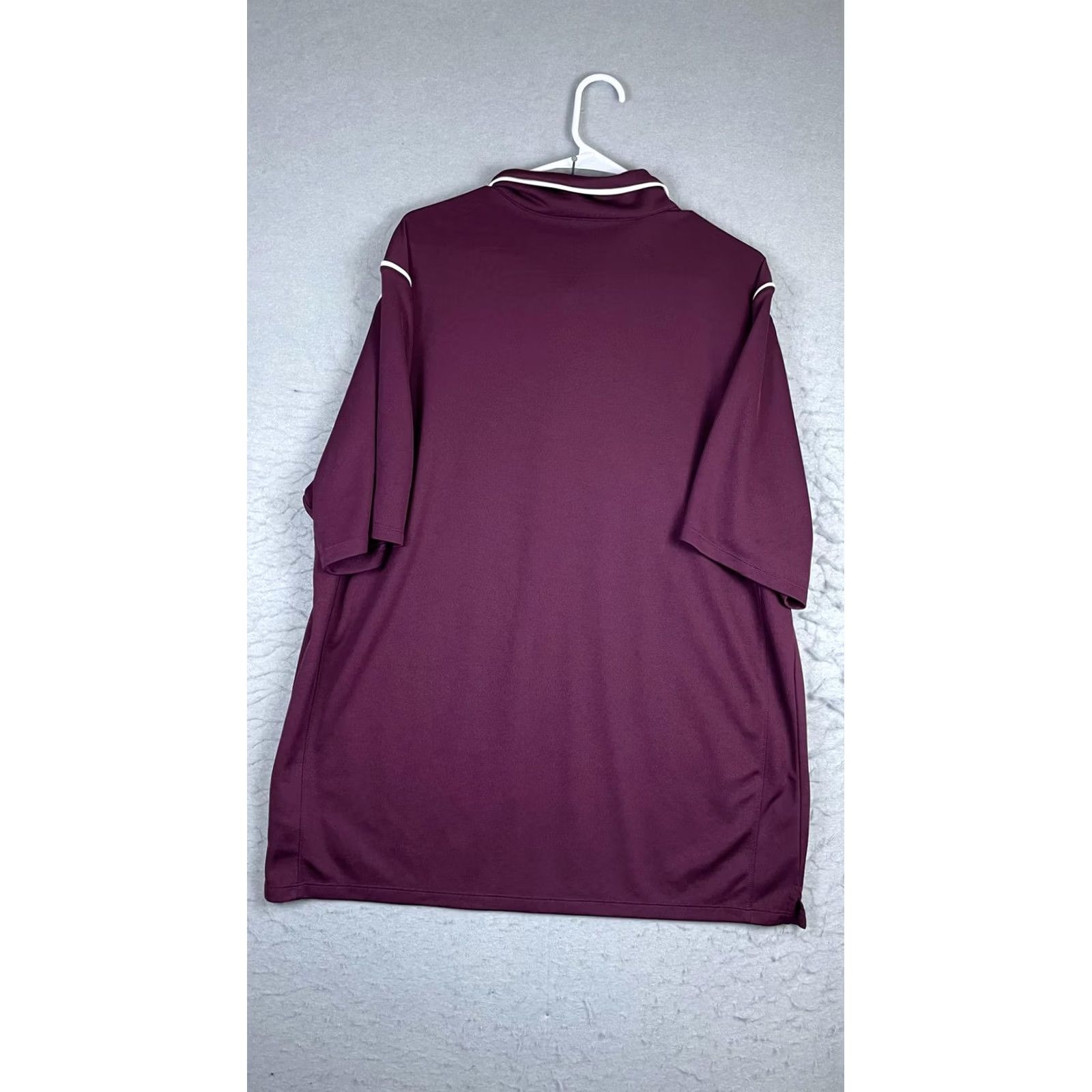 Nike Nike Dri-FIT Polo Shirt Mens XL Purple Solid Golf Short Sleeve Knit Size US XL / EU 56 / 4 - 7 Thumbnail
