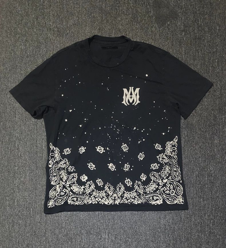Amiri Amiri Cashew flower T-shirt Size US L / EU 52-54 / 3 - 1 Thumbnail
