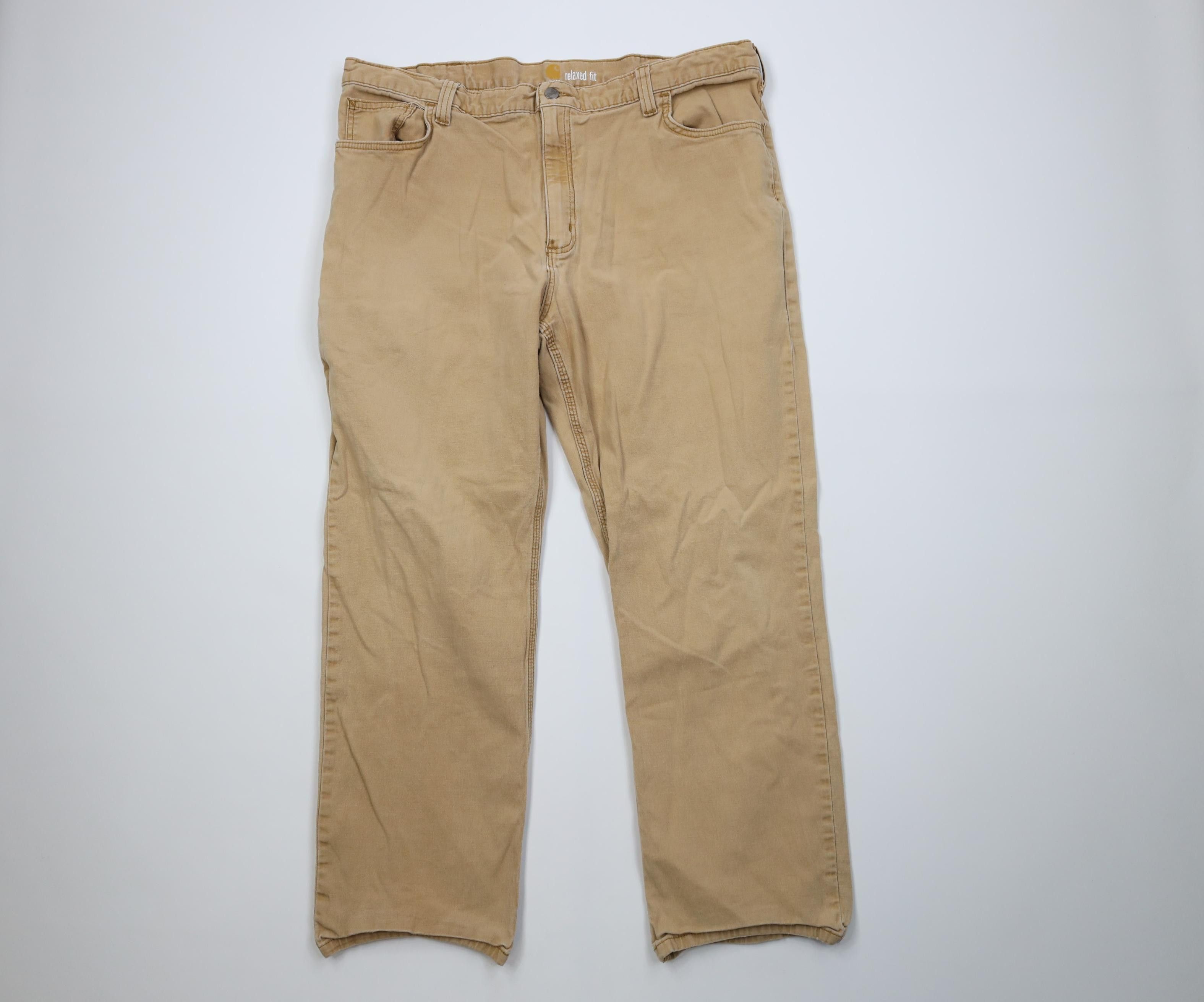 Carhartt Vintage Y2K Carhartt Fit Canvas Wide Leg Dungaree Pants Size US 42 / EU 58 - 1 Thumbnail