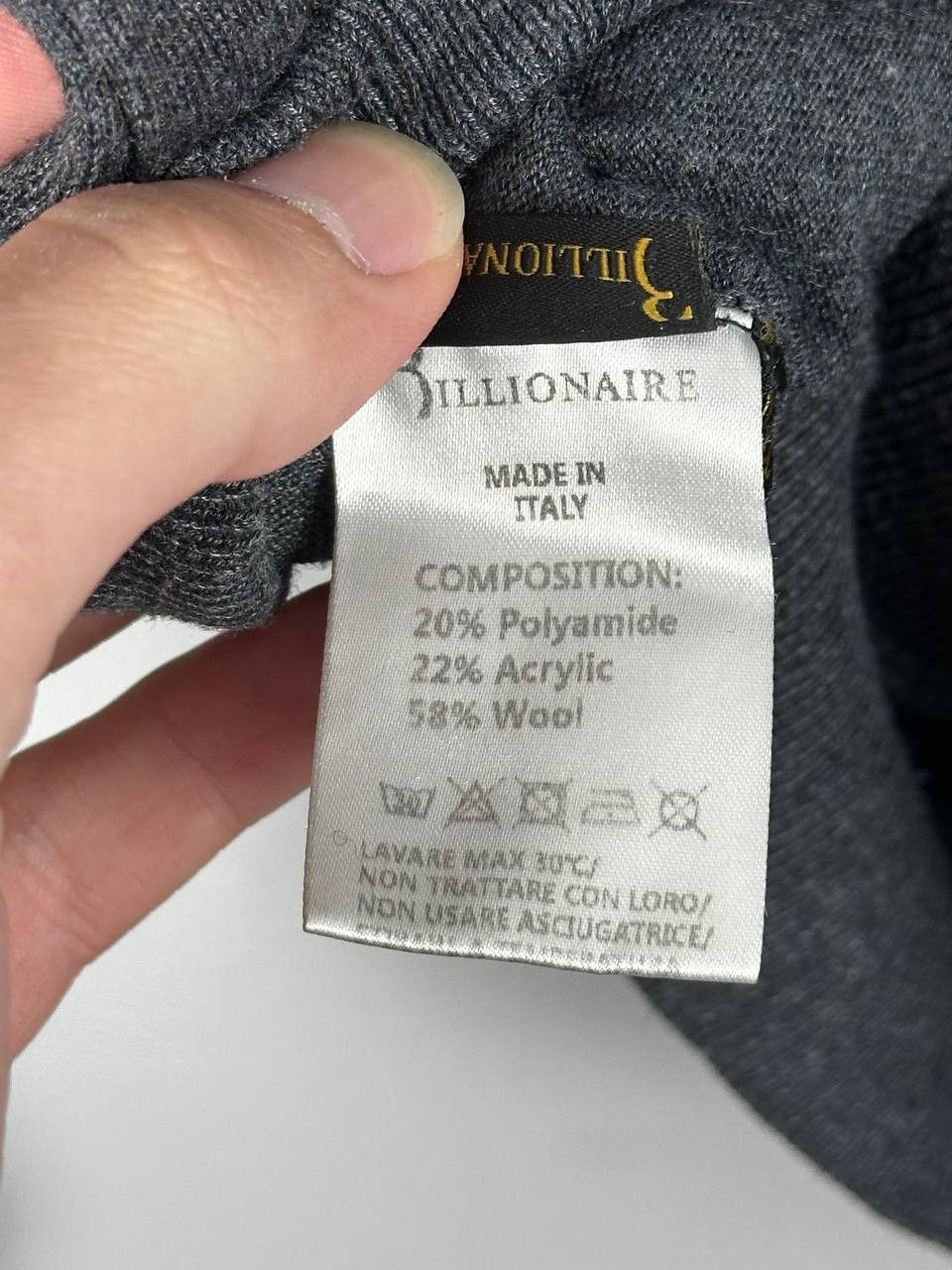 Billionaire Couture Billionaire Luxury Cotton Logo Sweater Made In Italy Size US M / EU 48-50 / 2 - 12 Thumbnail